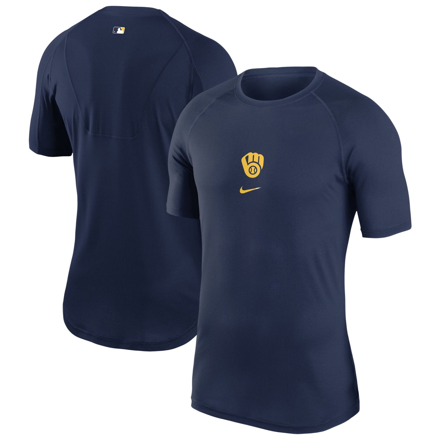 Nike Milwaukee Brewers Authentic Collection Base Layer T-Shirt                                                                  