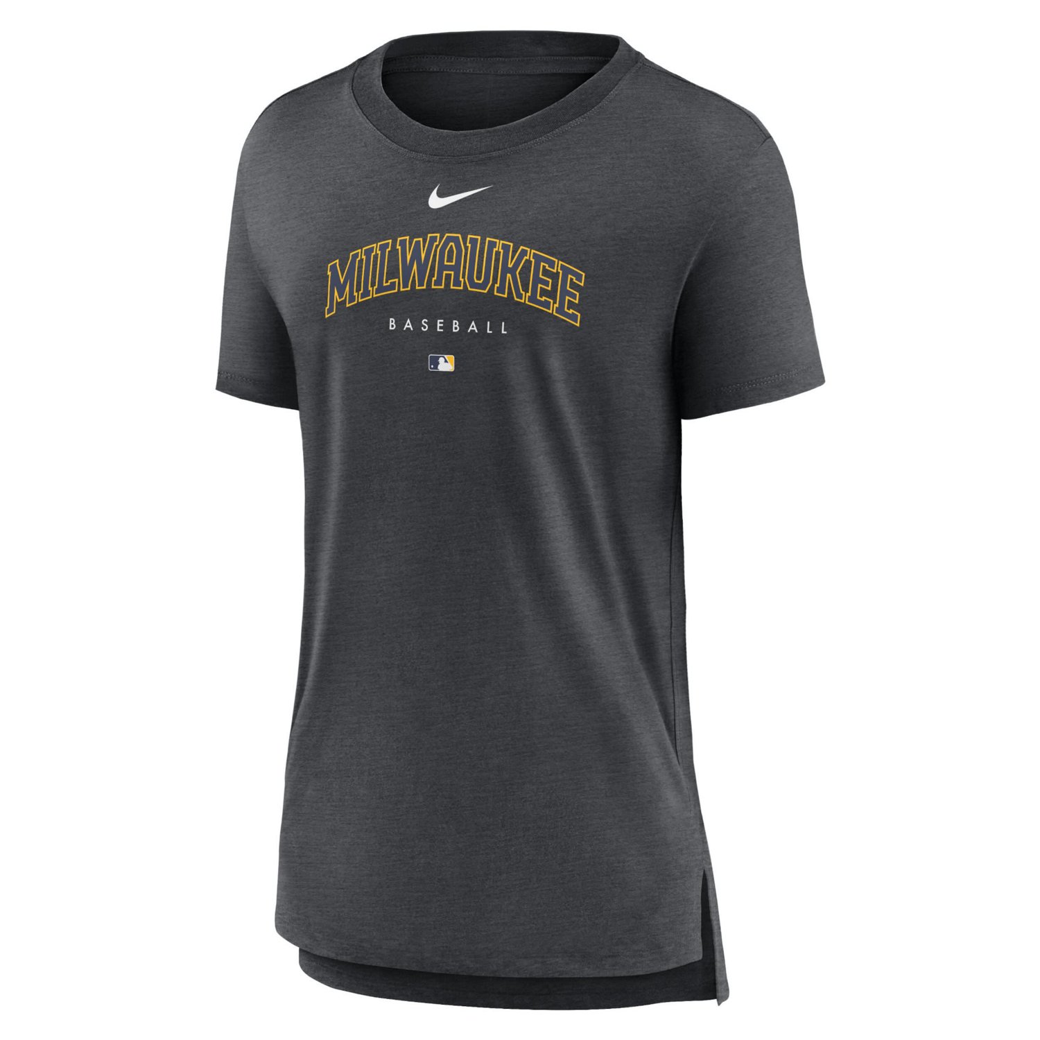 Nike Milwaukee Brewers Authentic Collection Early Work Tri-Blend T-Shirt - view number 2