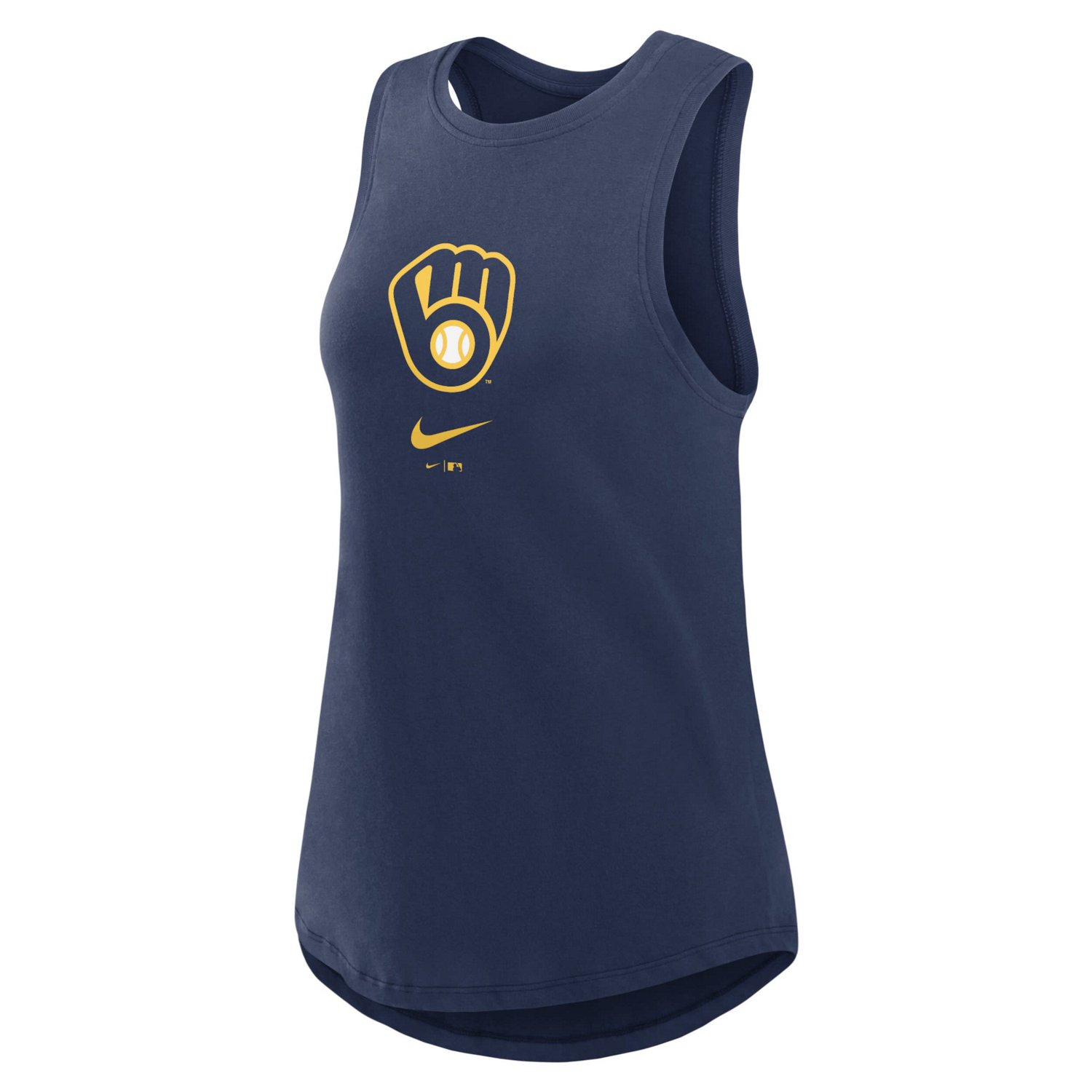 Nike Milwaukee Brewers Legacy Icon High Neck Fashion Tank Top