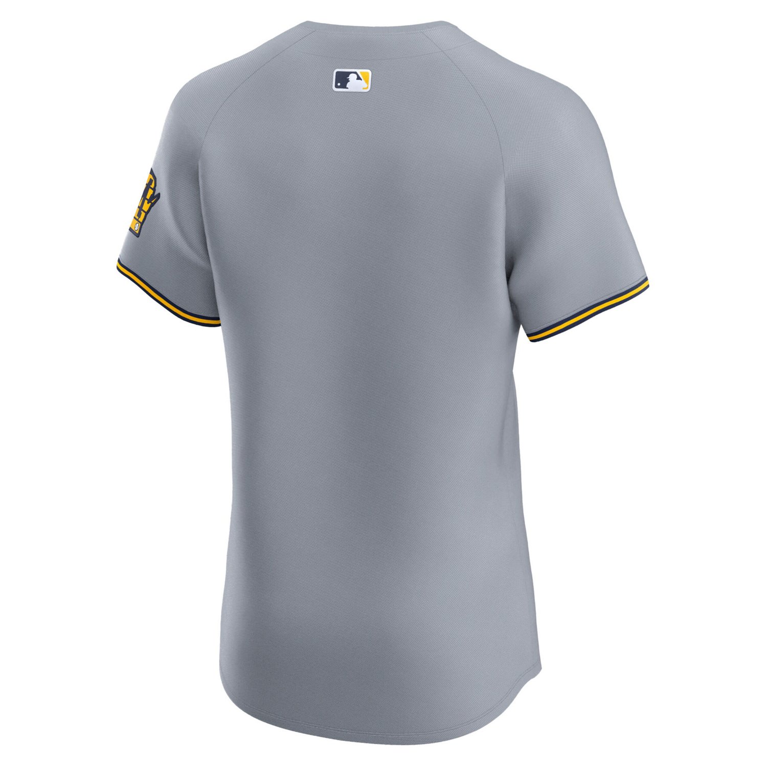 Nike Milwaukee Brewers Road Vapor Premier Elite Patch Jersey                                                                     - view number 3