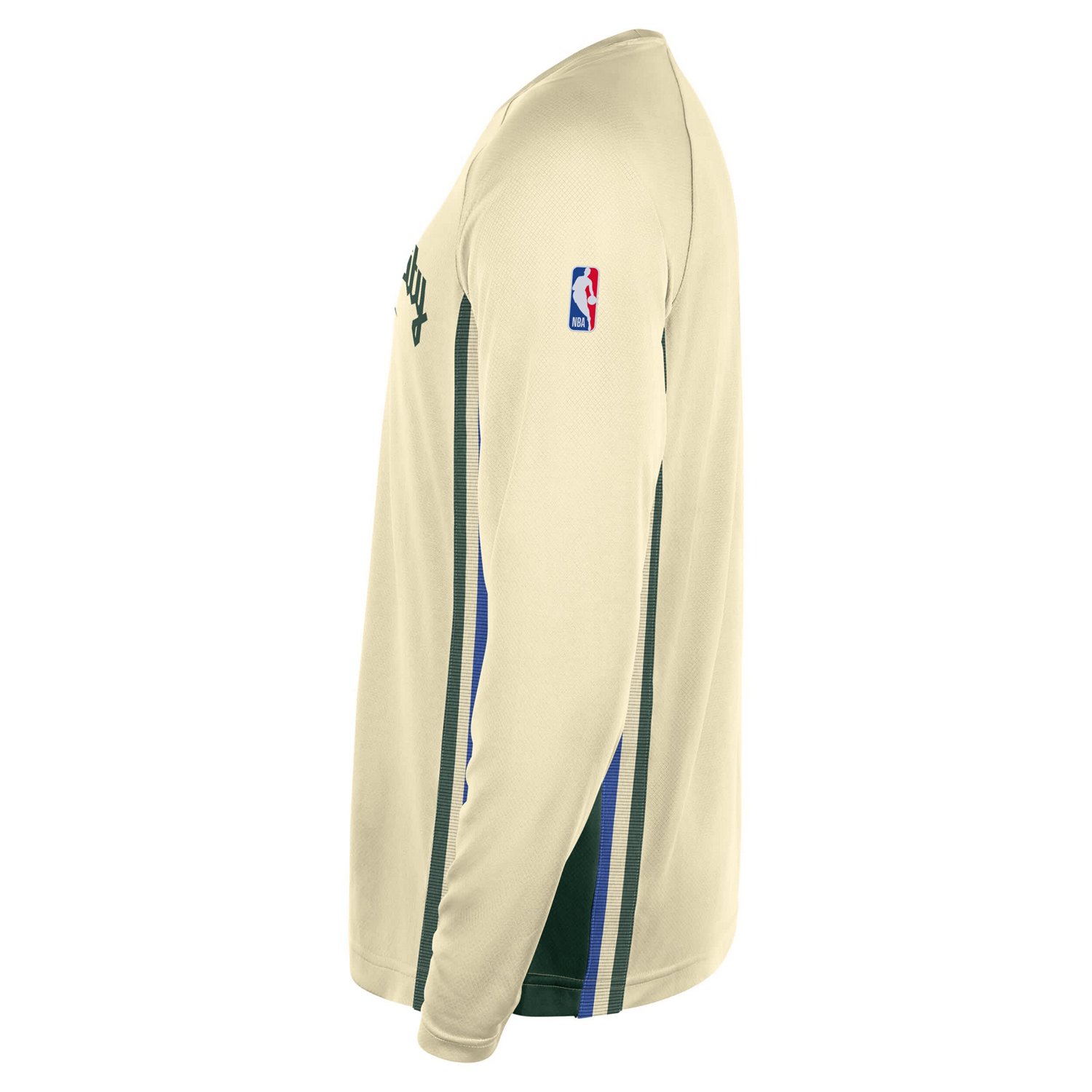 Nike Milwaukee Bucks 2025 26 City Edition Authentic Pregame Dri-FIT Long Sleeve Shooting T-Shirt - view number 4