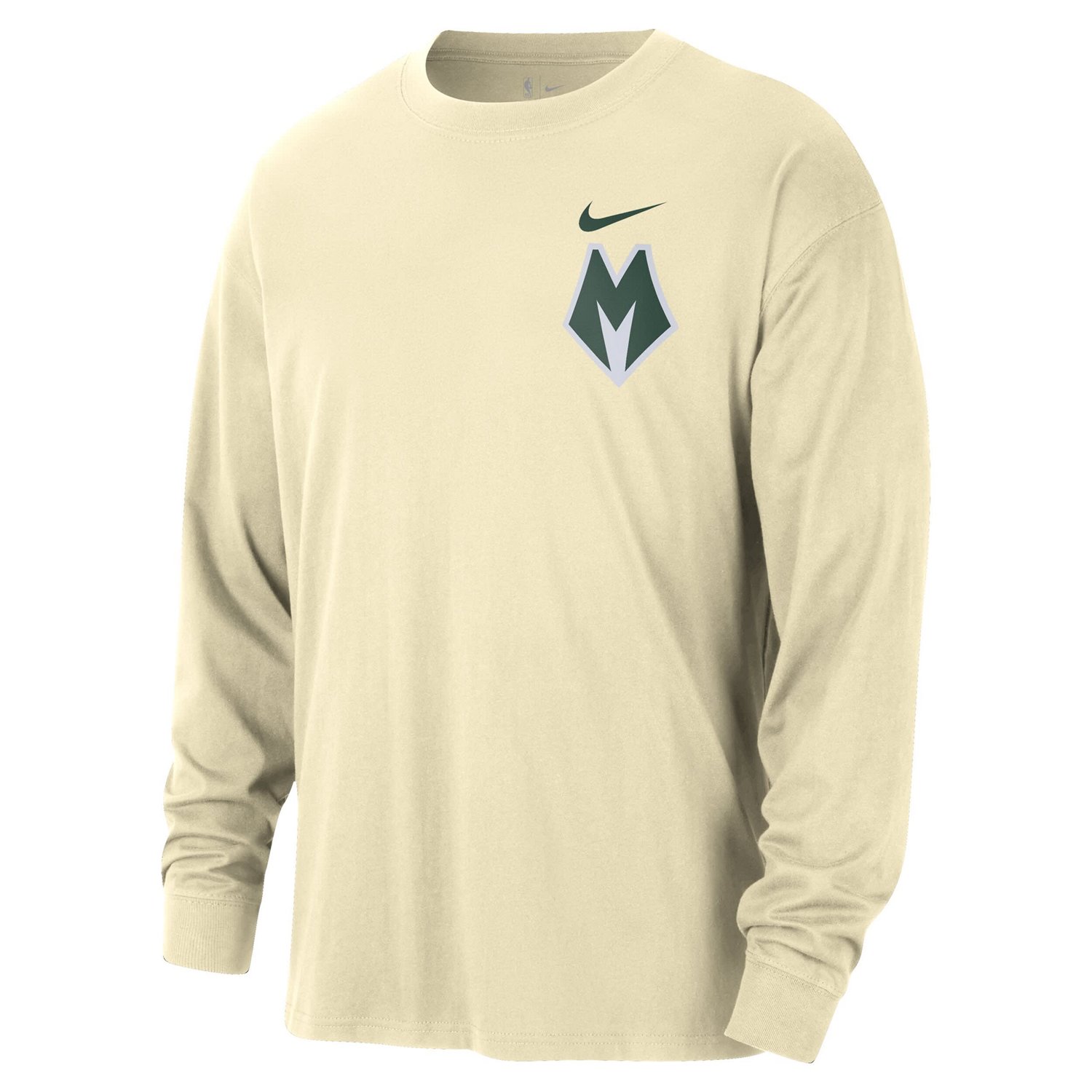 Nike Milwaukee Bucks 2025 26 City Edition Remix Essential Logo Long Sleeve T-Shirt - view number 2