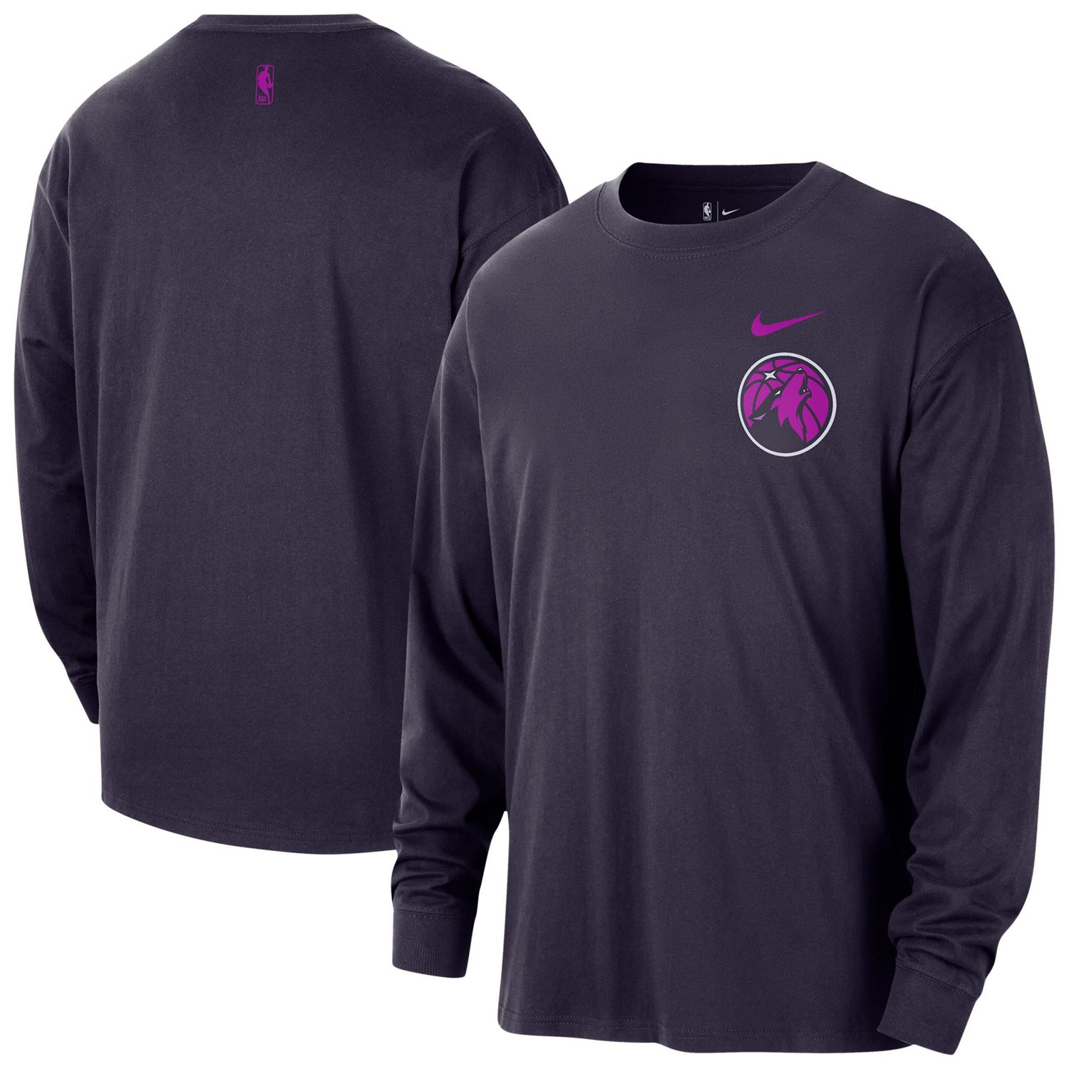 Nike Minnesota Timberwolves 2025 26 City Edition Remix Essential Logo Long Sleeve T-Shirt - view number 1