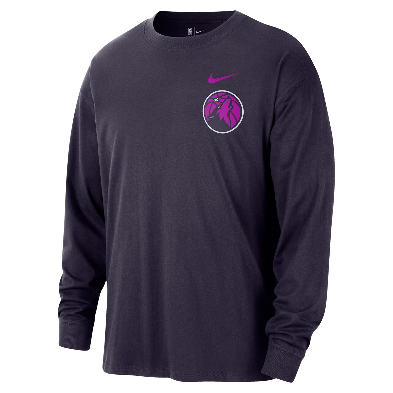Nike Minnesota Timberwolves 2025 26 City Edition Remix Essential Logo Long Sleeve T-Shirt - view number 2