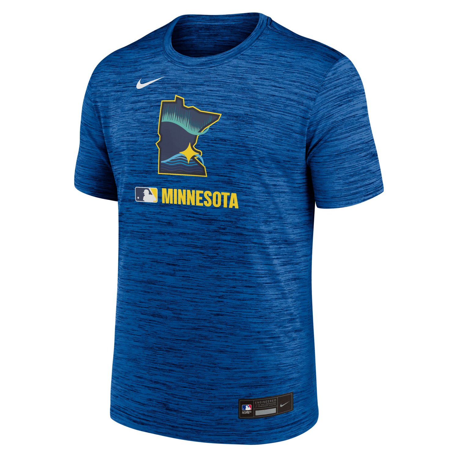 Nike Minnesota Twins 2025 City Connect Authentic Collection Velocity Performance T-Shirt                                         - view number 2