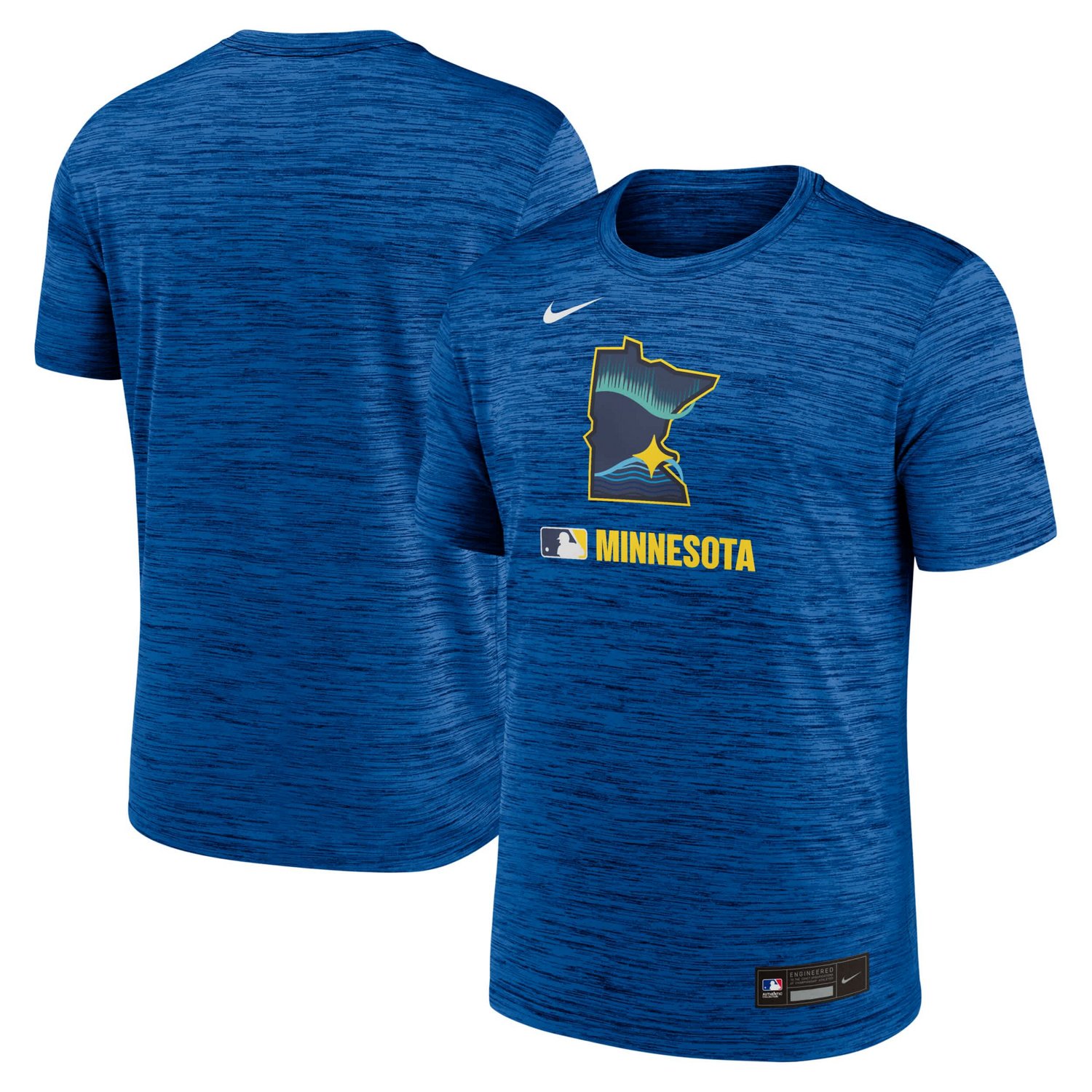 Nike Minnesota Twins 2025 City Connect Authentic Collection Velocity Performance T-Shirt