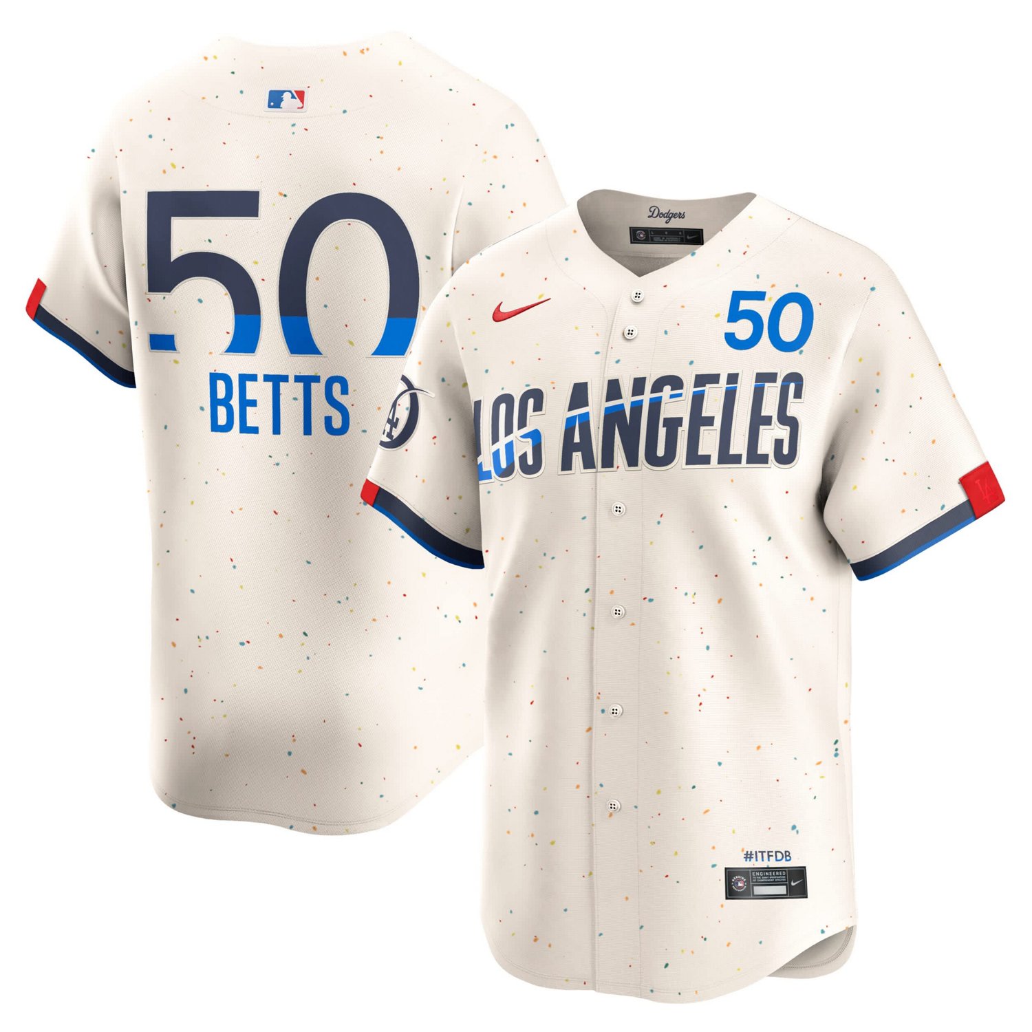 Nike Los Angeles Dodgers Betts 50 ボーイズXL Blue Nike MLB LA Dodgers Betts #50 Alternate Jersey - JD