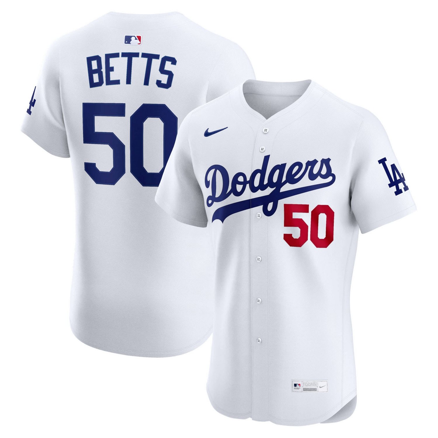 Nike Mookie Betts Los Angeles Dodgers Home Elite Player Jersey