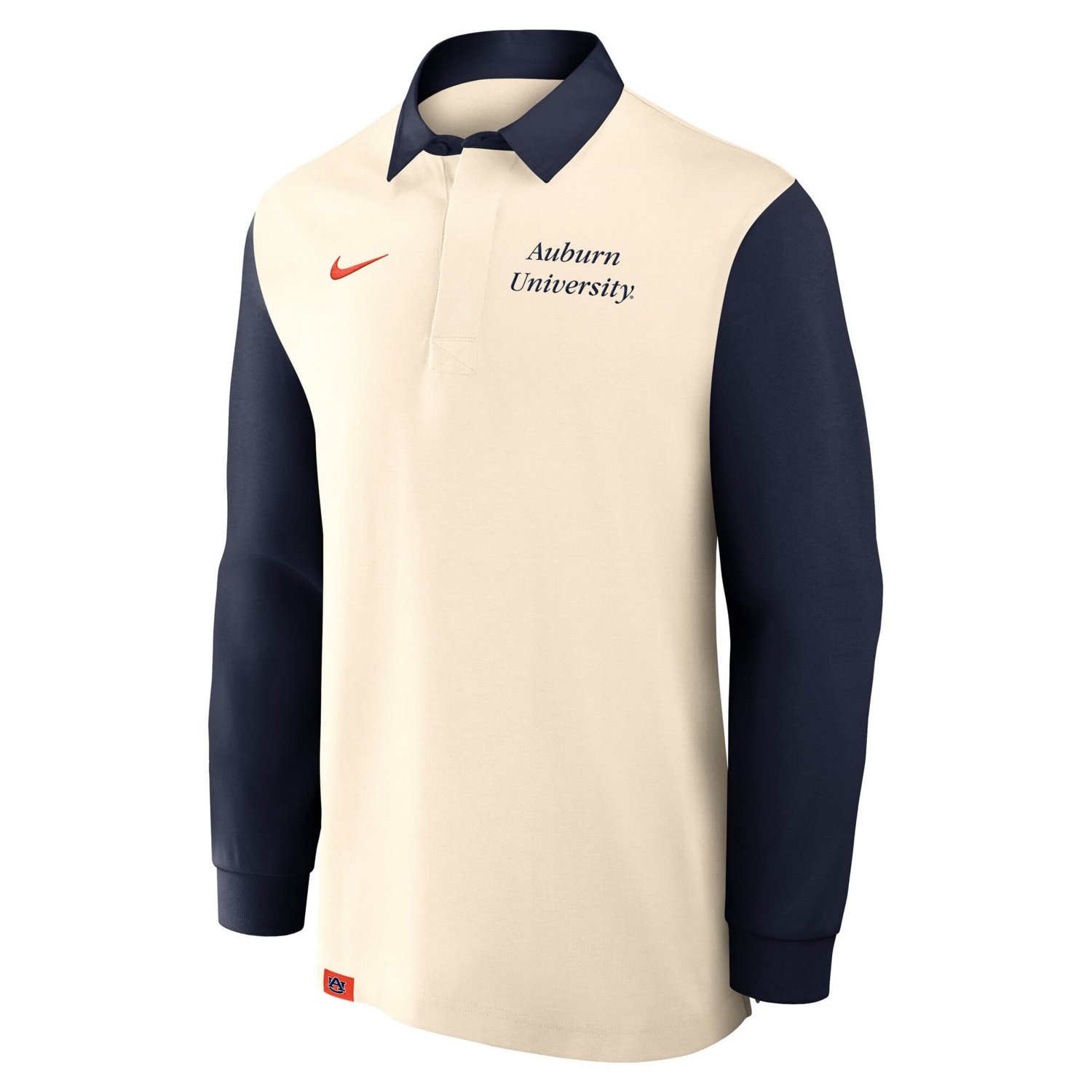 Nike Navy Auburn Tigers Rugby Long Sleeve Shirt - view number 2