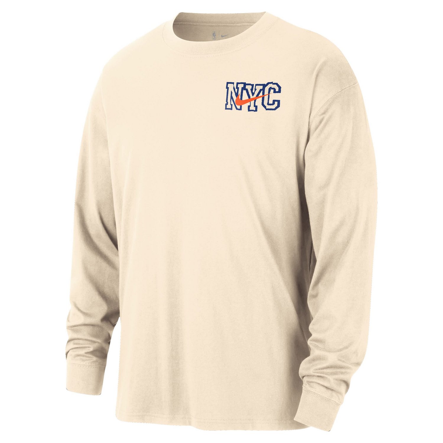 Nike New York Knicks 2025 26 City Edition Remix Essential Logo Long Sleeve T-Shirt - view number 2