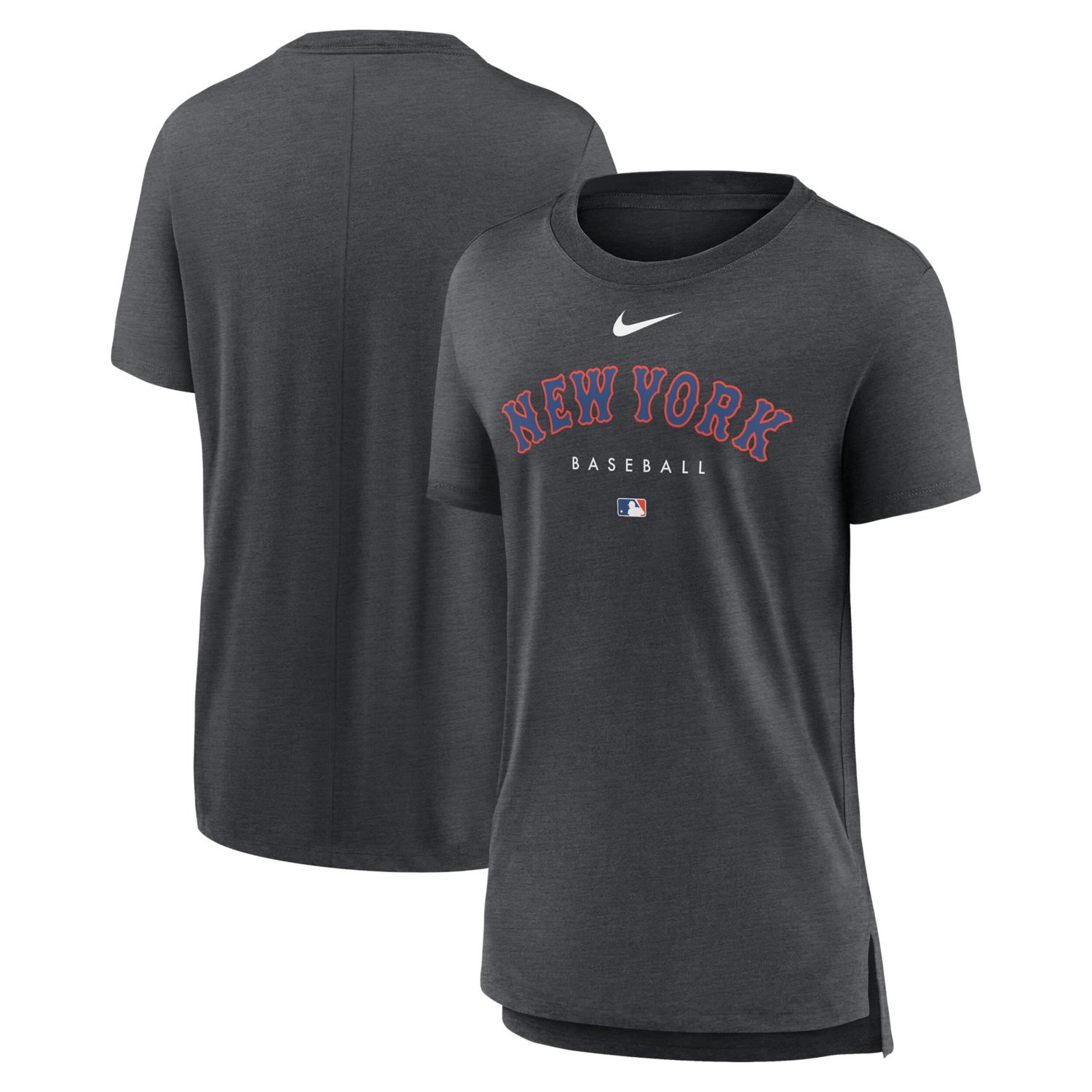 Nike New York Mets Authentic Collection Early Work Tri-Blend T-Shirt