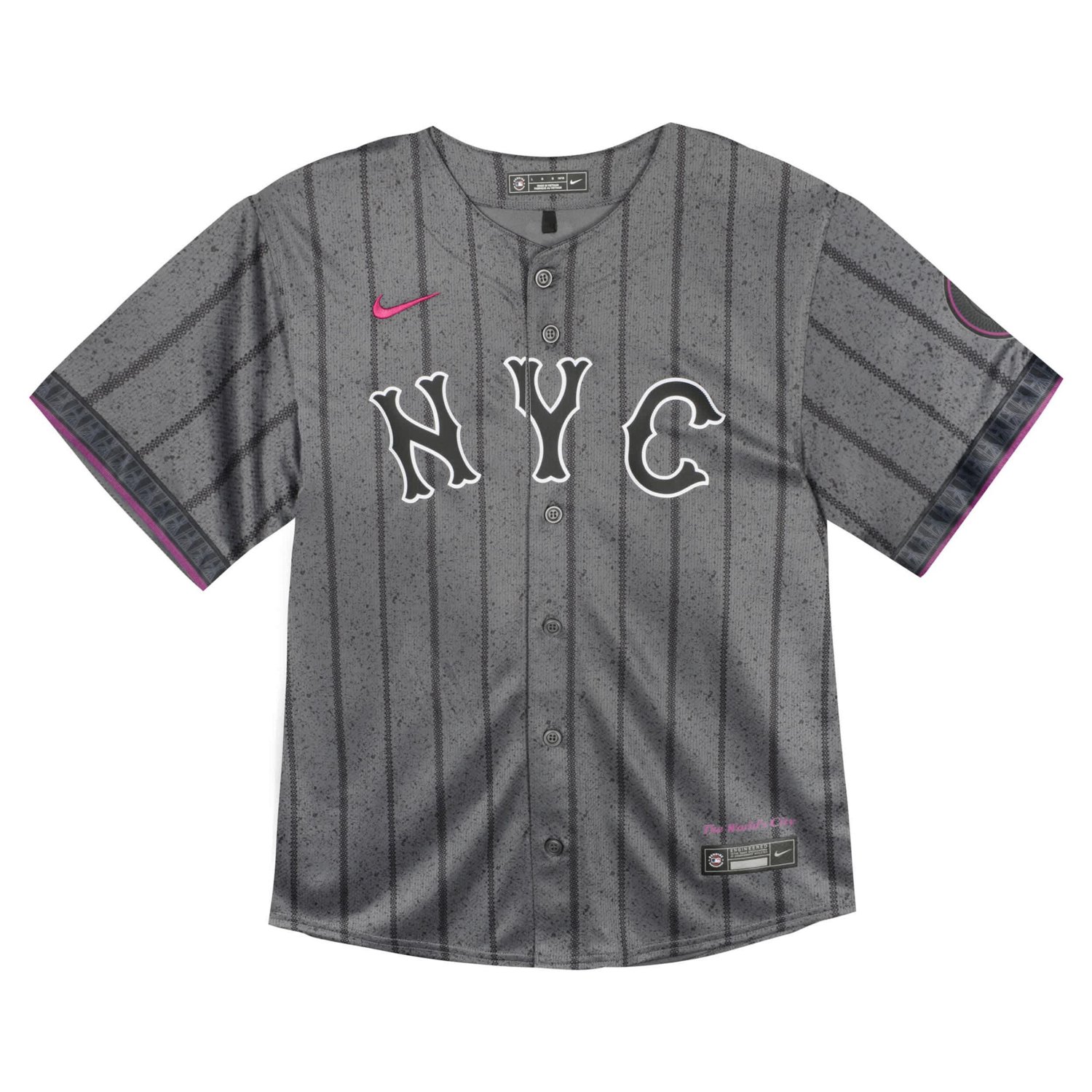 Nike New York Mets City Connect Team Limited Jersey - view number 2