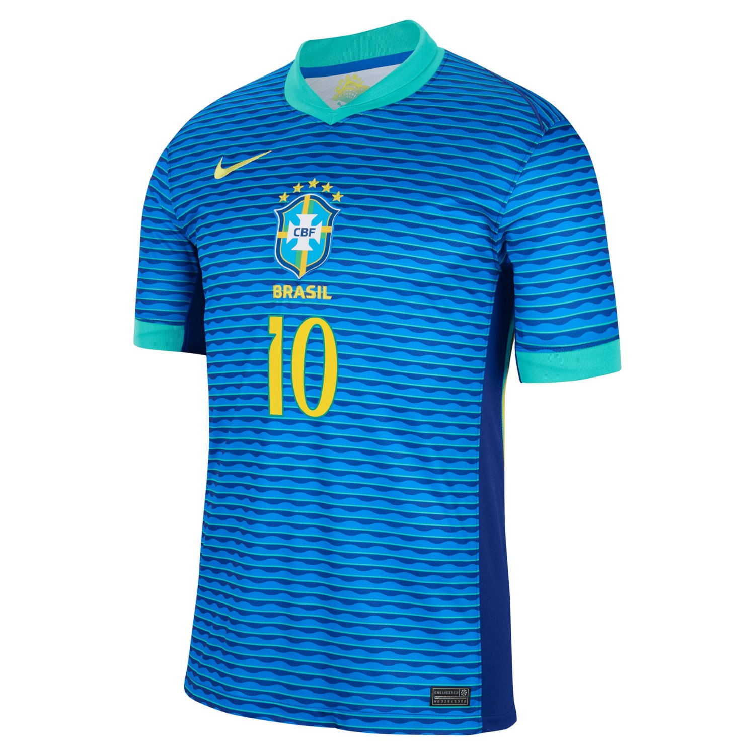 Nike Neymar Jr Brazil National Team 2024 Away Stadium Replica Player Jersey - view number 2