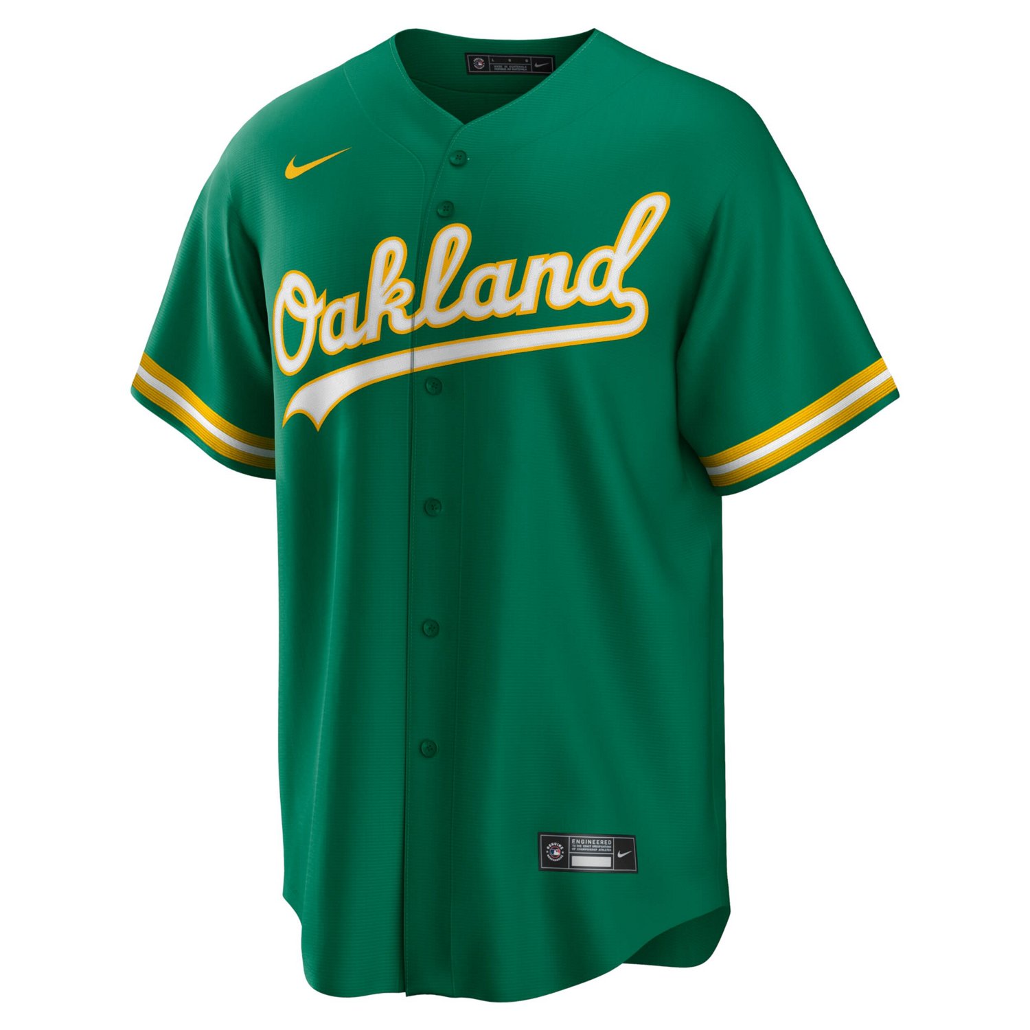 Nike Nick Allen Kelly Oakland Athletics Alternate Replica Jersey                                                                 - view number 2