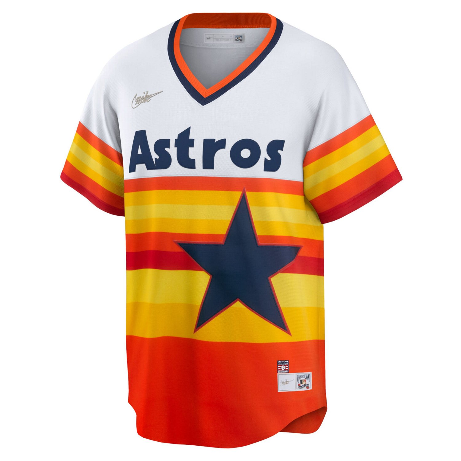 Nike Nolan Ryan Houston Astros Home Cooperstown Collection Player Jersey                                                         - view number 2