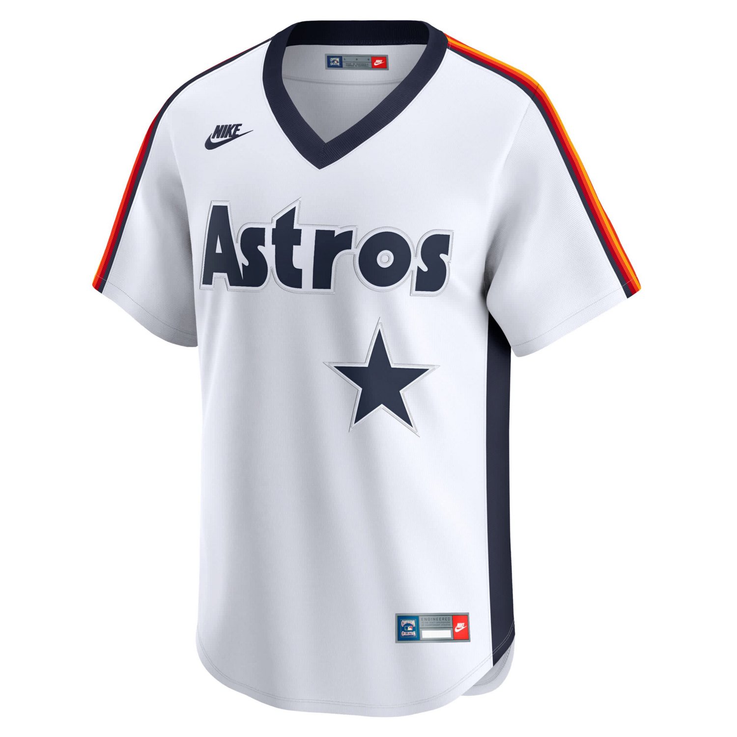 Nike Nolan Ryan Houston Astros Throwback Cooperstown Collection Limited Jersey - view number 2
