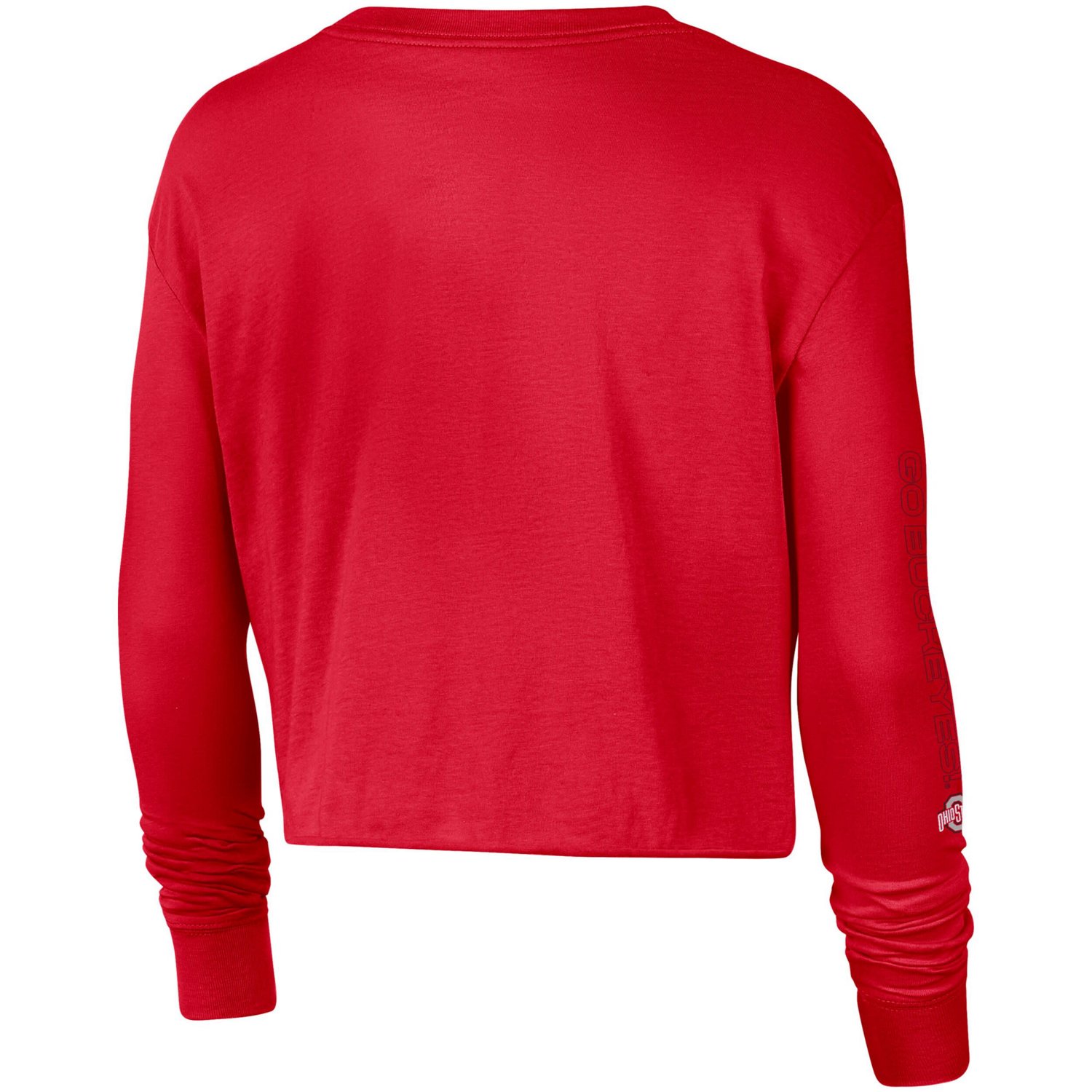 Nike Ohio State Buckeyes 2-Hit Cropped Long Sleeve T-Shirt - view number 3