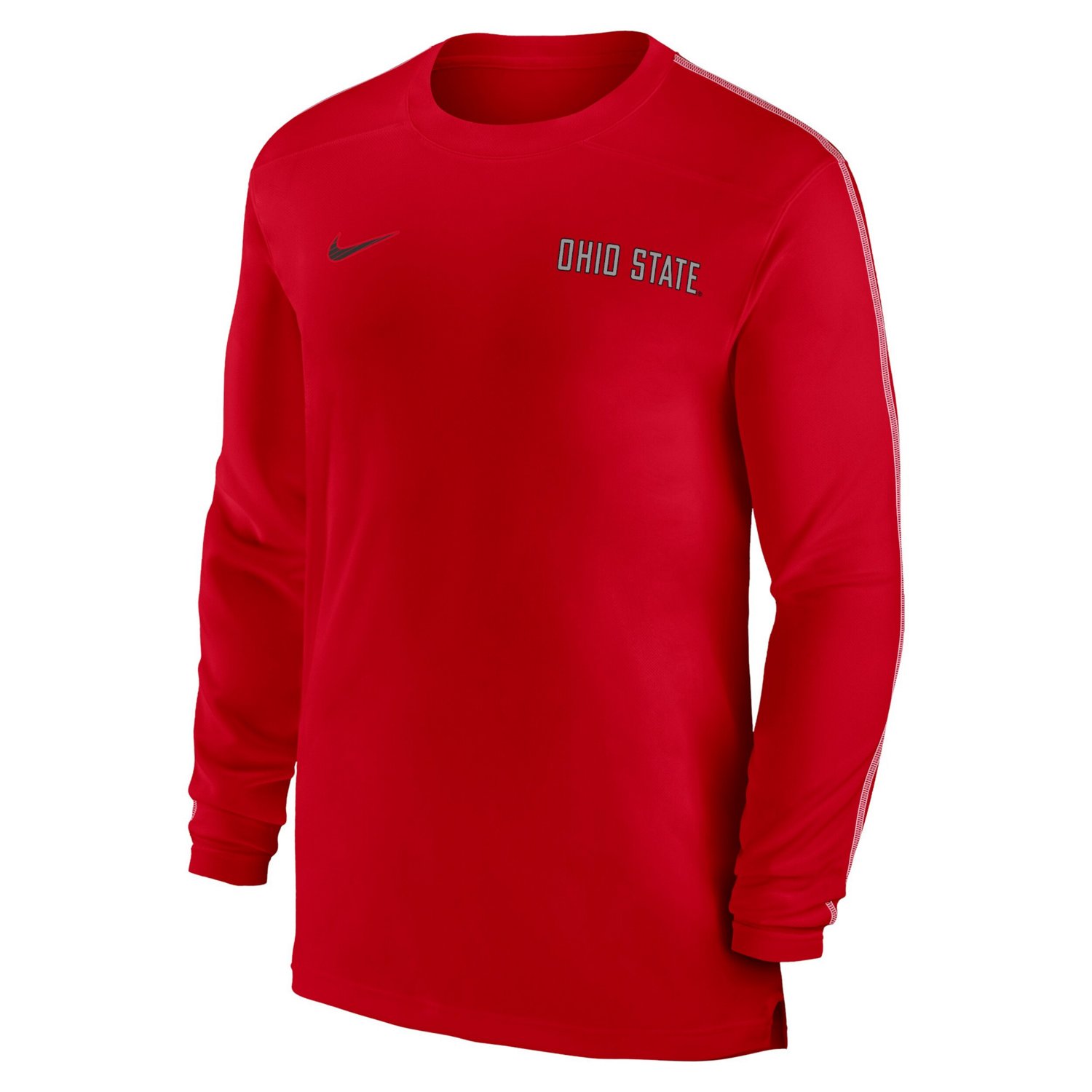 Nike Ohio State Buckeyes 2024 Sideline Coach UV Performance Long Sleeve T-Shirt                                                  - view number 2