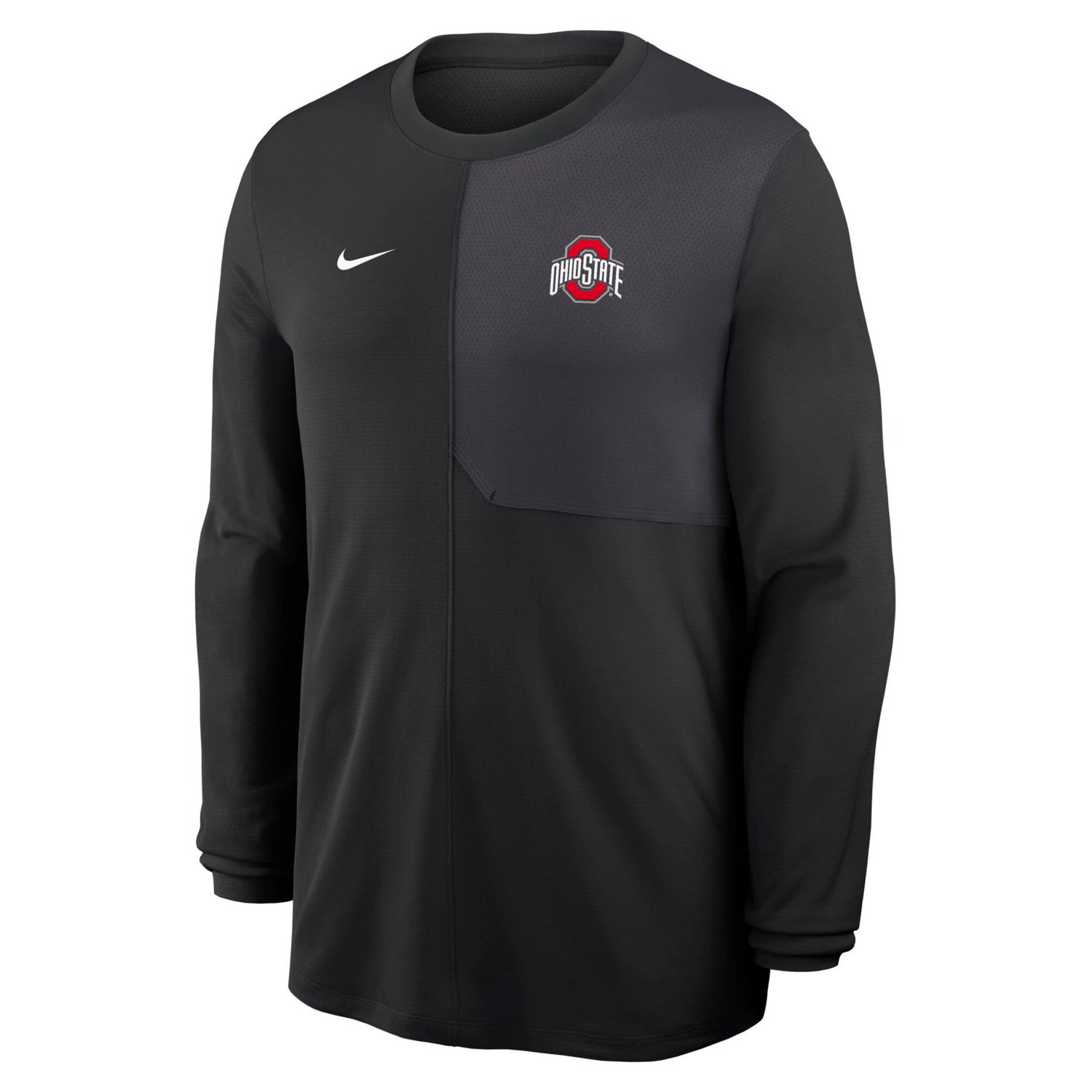 Nike Ohio State Buckeyes 2025 Sideline Coach UV Performance Long Sleeve T-Shirt - view number 2