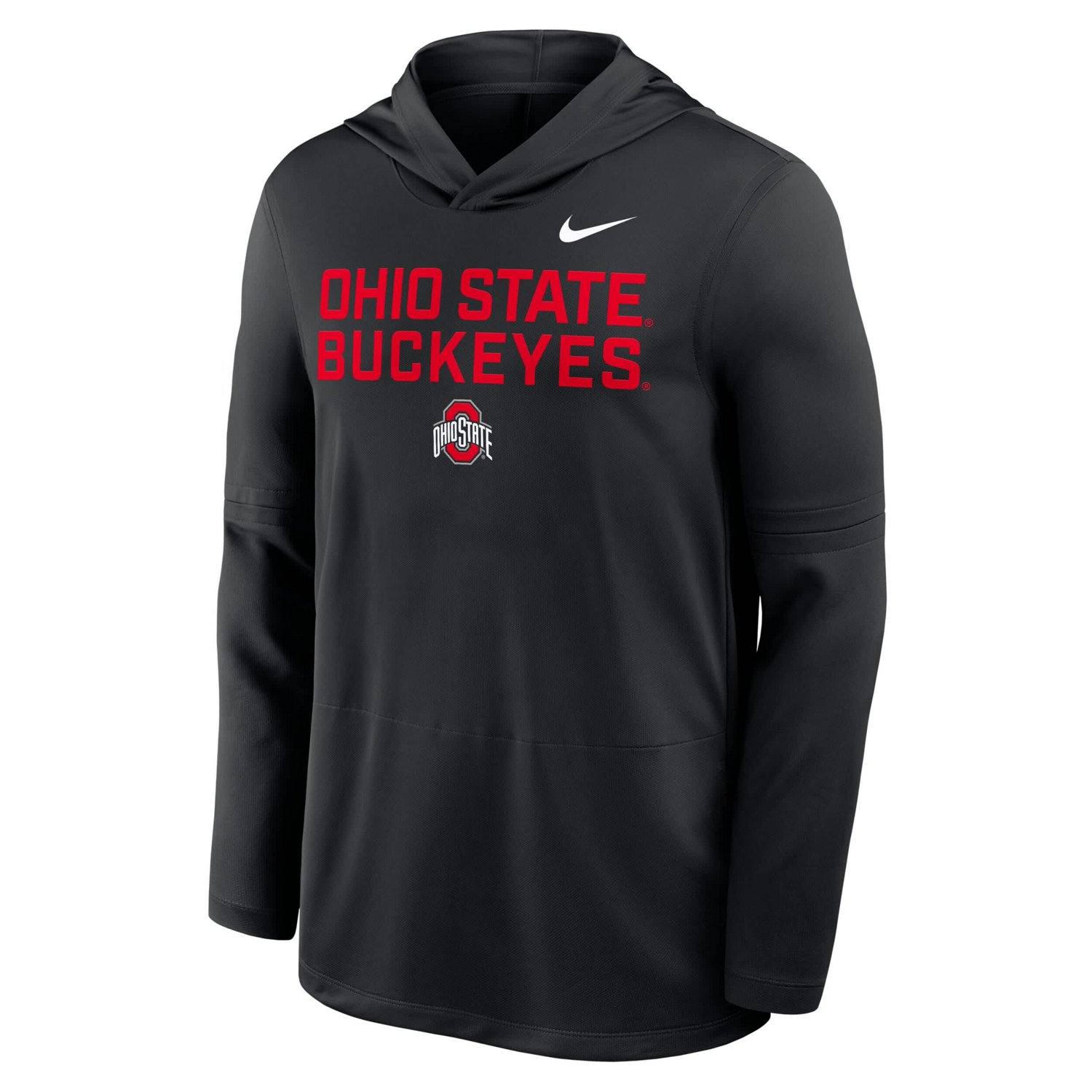 Nike Ohio State Buckeyes 2025 Sideline Dri-FIT Long Sleeve Hoodie T-Shirt - view number 4