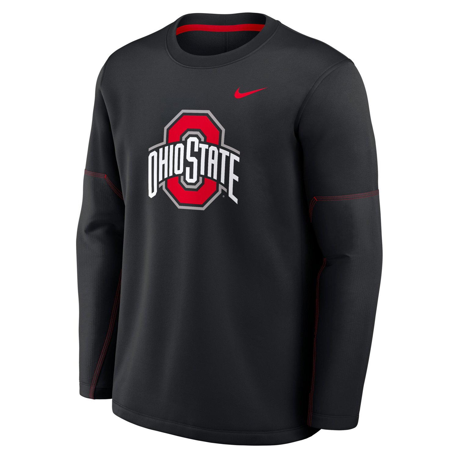 Nike Ohio State Buckeyes 2026 Sideline Coaches Therma-FIT Long Sleeve Top