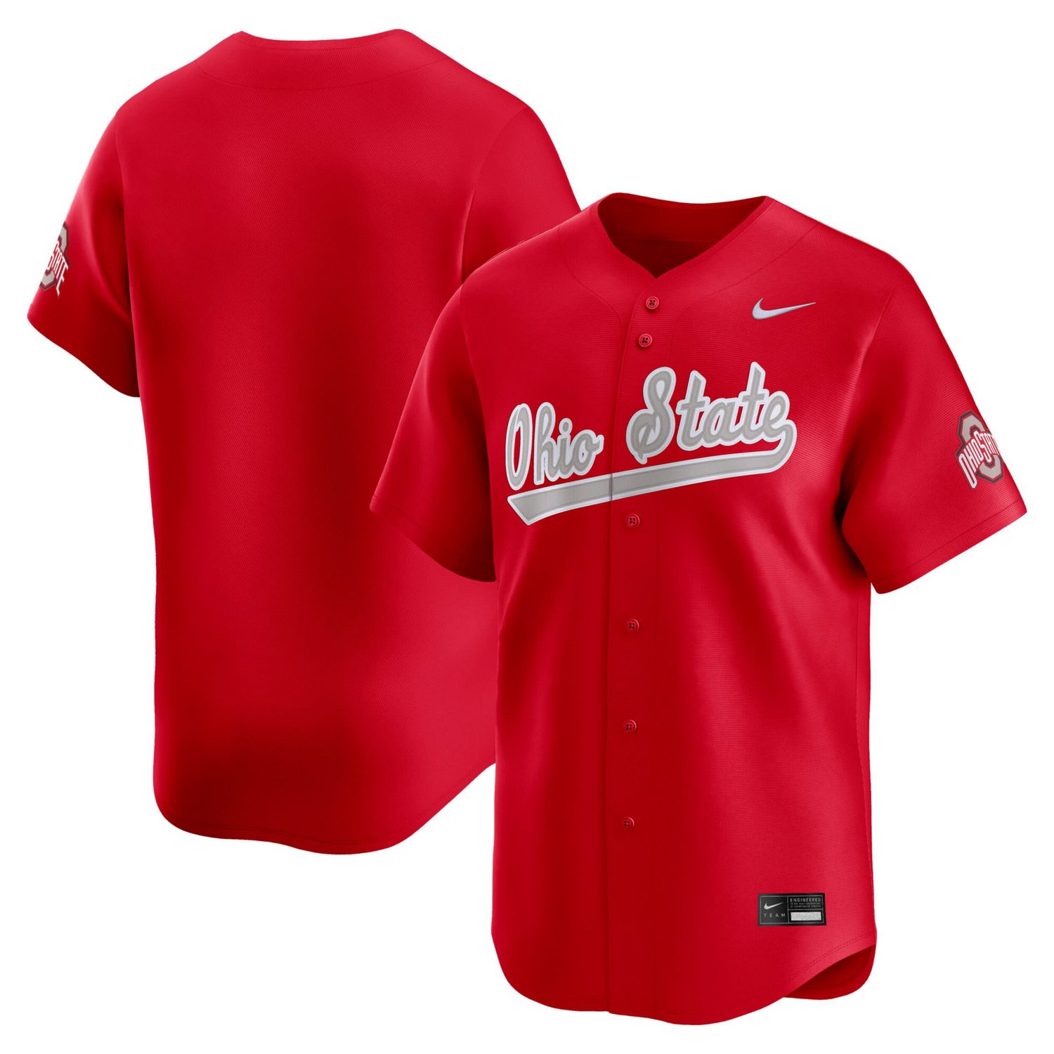 Nike Ohio State Buckeyes College Limited Baseball Jersey