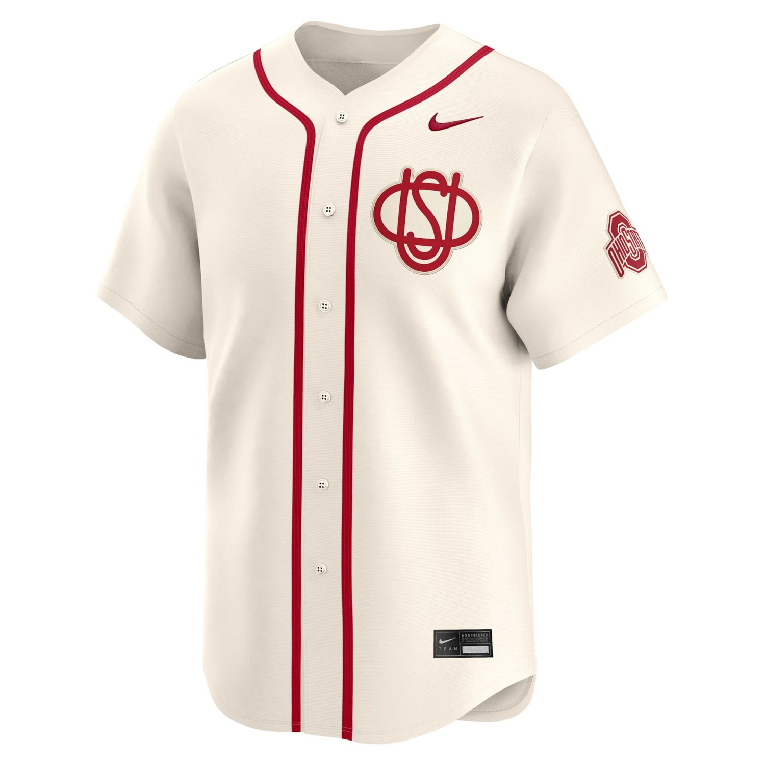 Nike Ohio State Buckeyes Limited Alternate Wordmark Jersey - view number 2