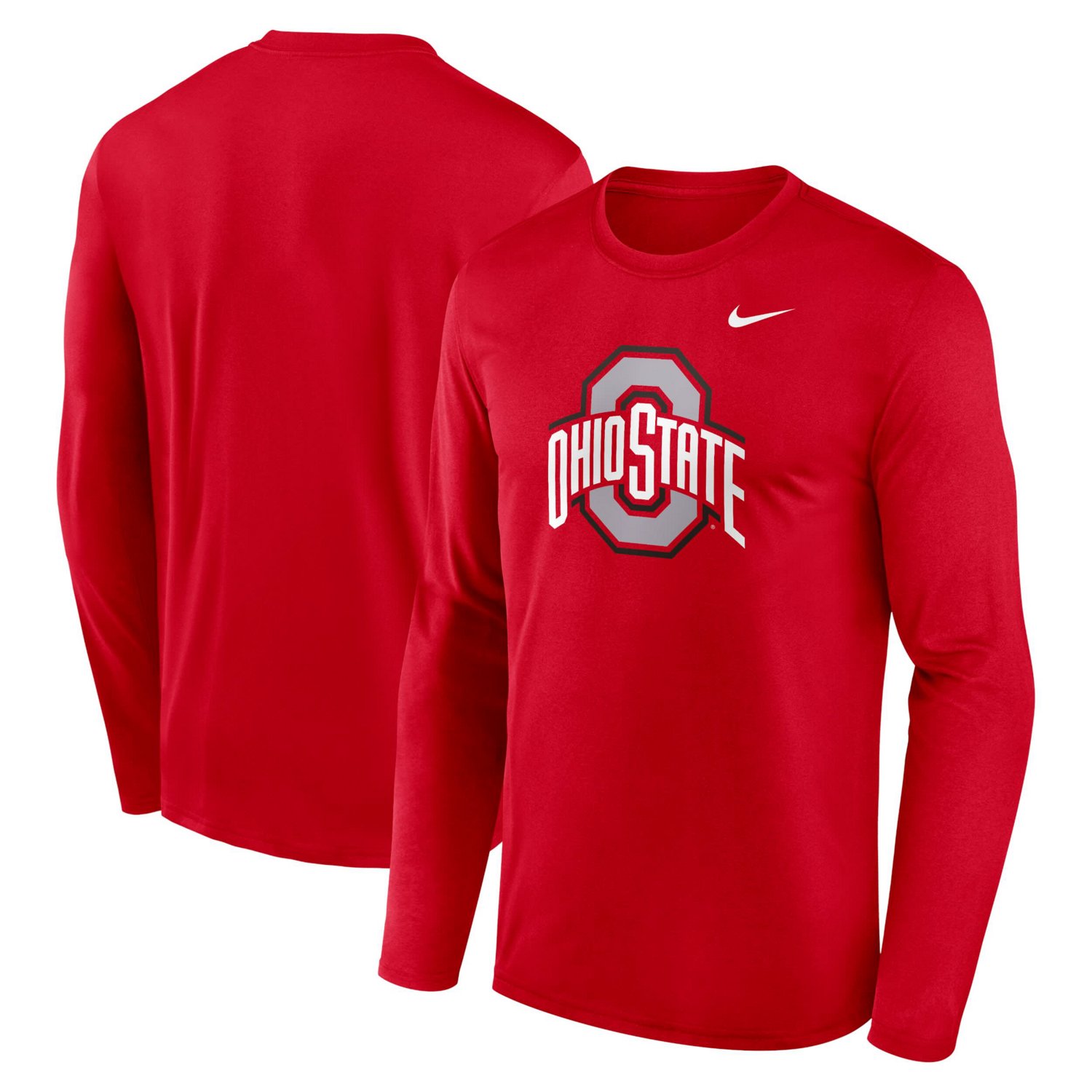 Nike Ohio State Buckeyes Primetime Primary Legend Long Sleeve T-Shirt