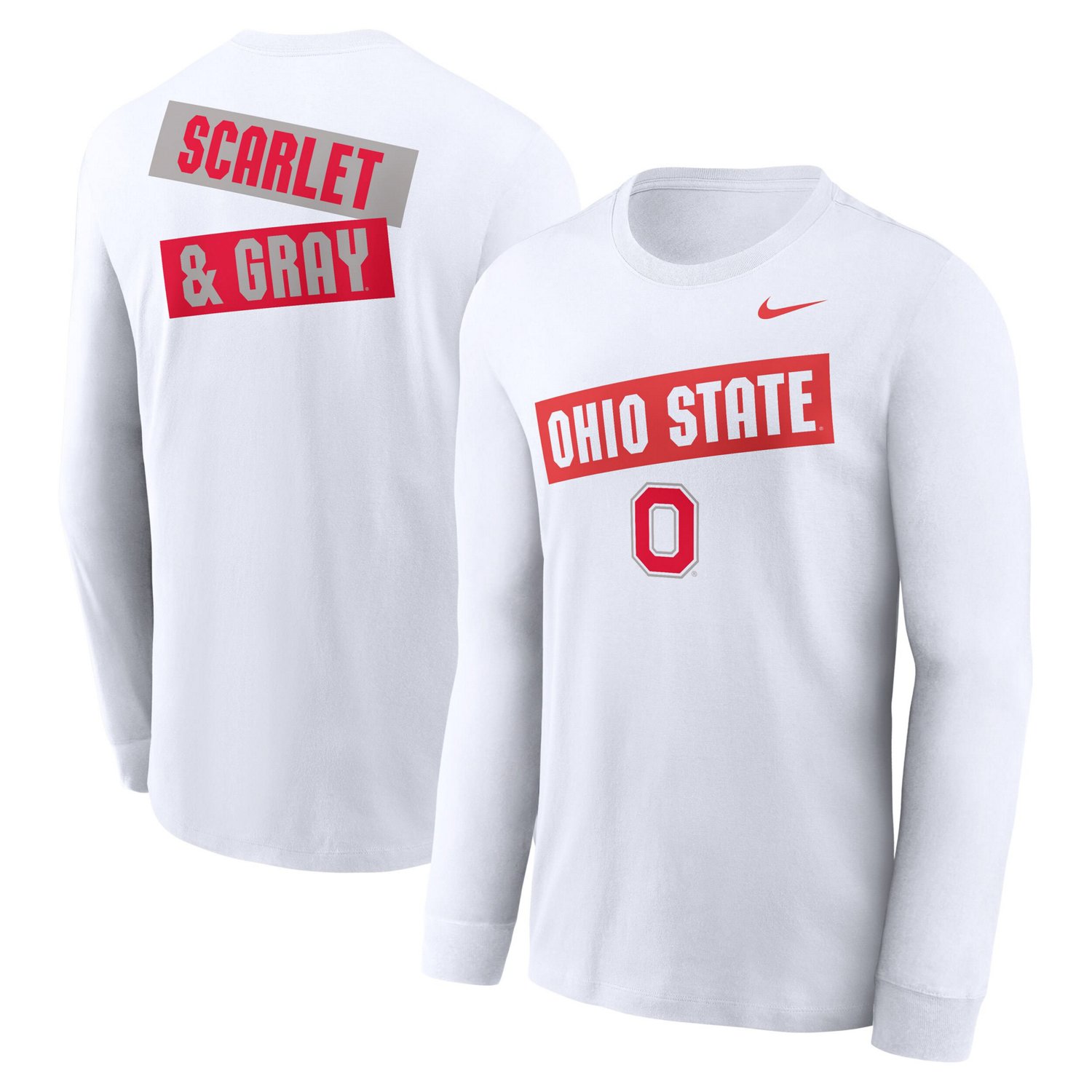 Nike Ohio State Buckeyes Two-Hit Classic Location Long Sleeve T-Shirt - view number 1