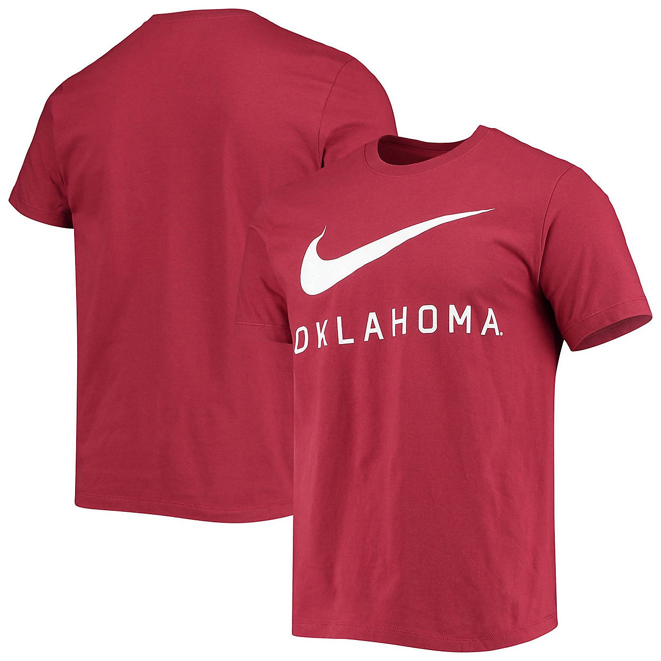 Nike Oklahoma Sooners Big Swoosh T-Shirt                                                                                         - view number 1