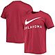 Nike Oklahoma Sooners Big Swoosh T-Shirt                                                                                         - view number 1 selected