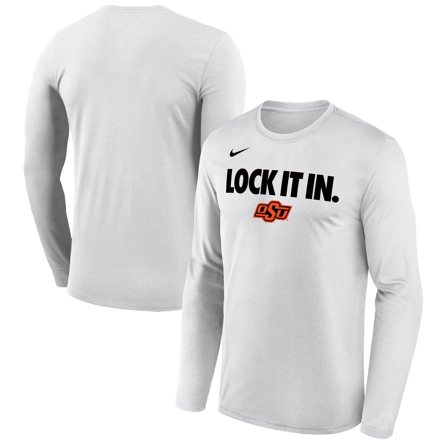 Nike Oklahoma State Cowboys 2026 On-Court Bench Long Sleeve T-Shirt