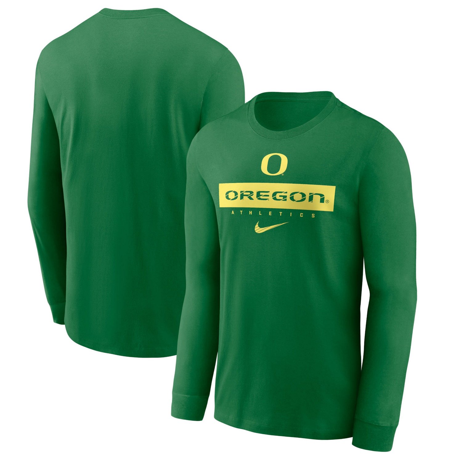 Nike Oregon Ducks 2024 Sideline Legend Performance Long Sleeve T-Shirt