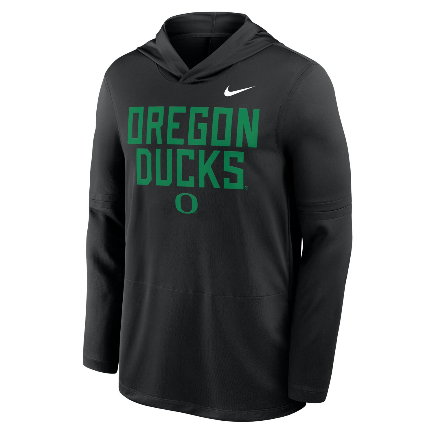 Nike Oregon Ducks 2025 Sideline Performance Long Sleeve Hoodie T-Shirt - view number 4