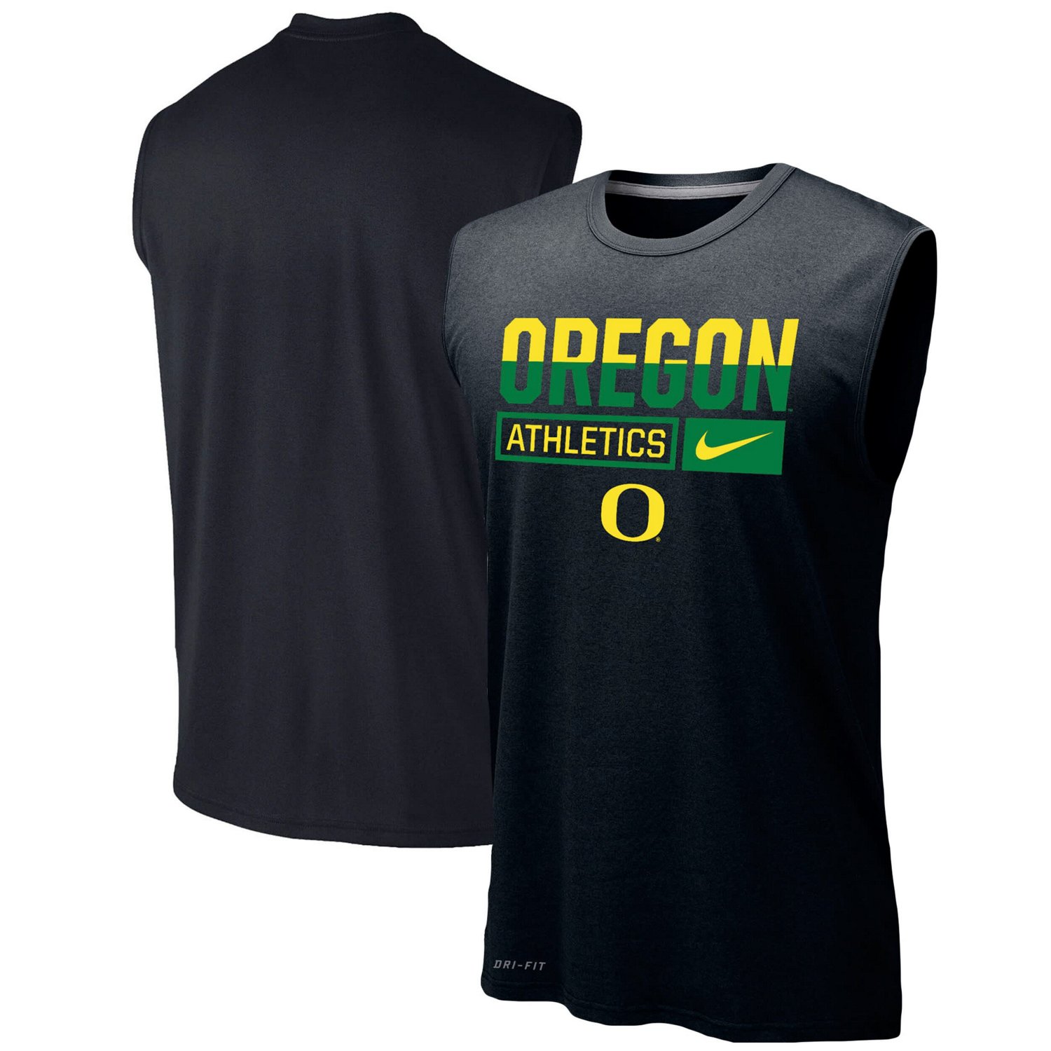 Nike Oregon Ducks Wordmark Drop Legend Performance Tank Top - view number 1