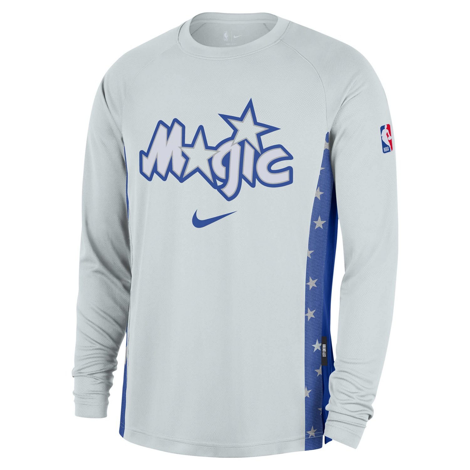 Nike Orlando Magic 2025 26 City Edition Authentic Pregame Dri-FIT Long Sleeve Shooting T-Shirt - view number 2