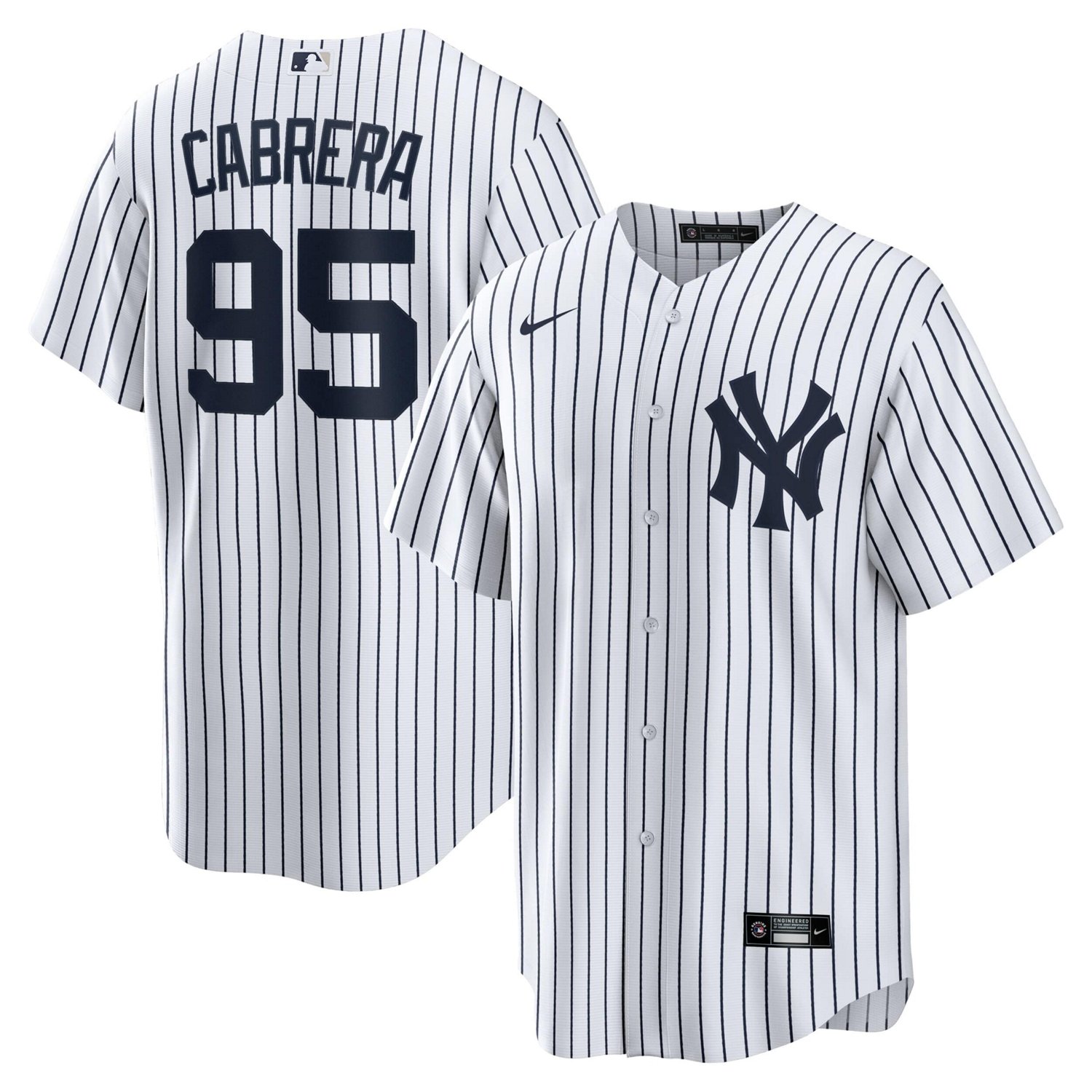 Nike Oswaldo Cabrera New York Yankees Home Replica Jersey - view number 1