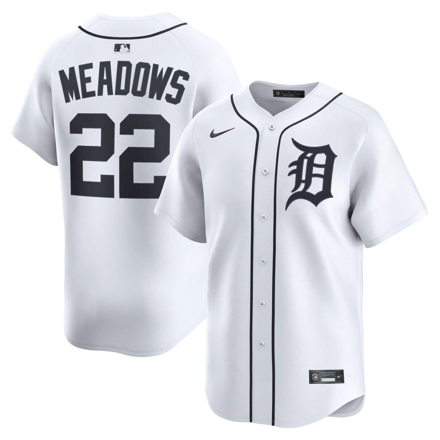 Nike Parker Meadows Detroit Tigers Home Limited Player Jersey
