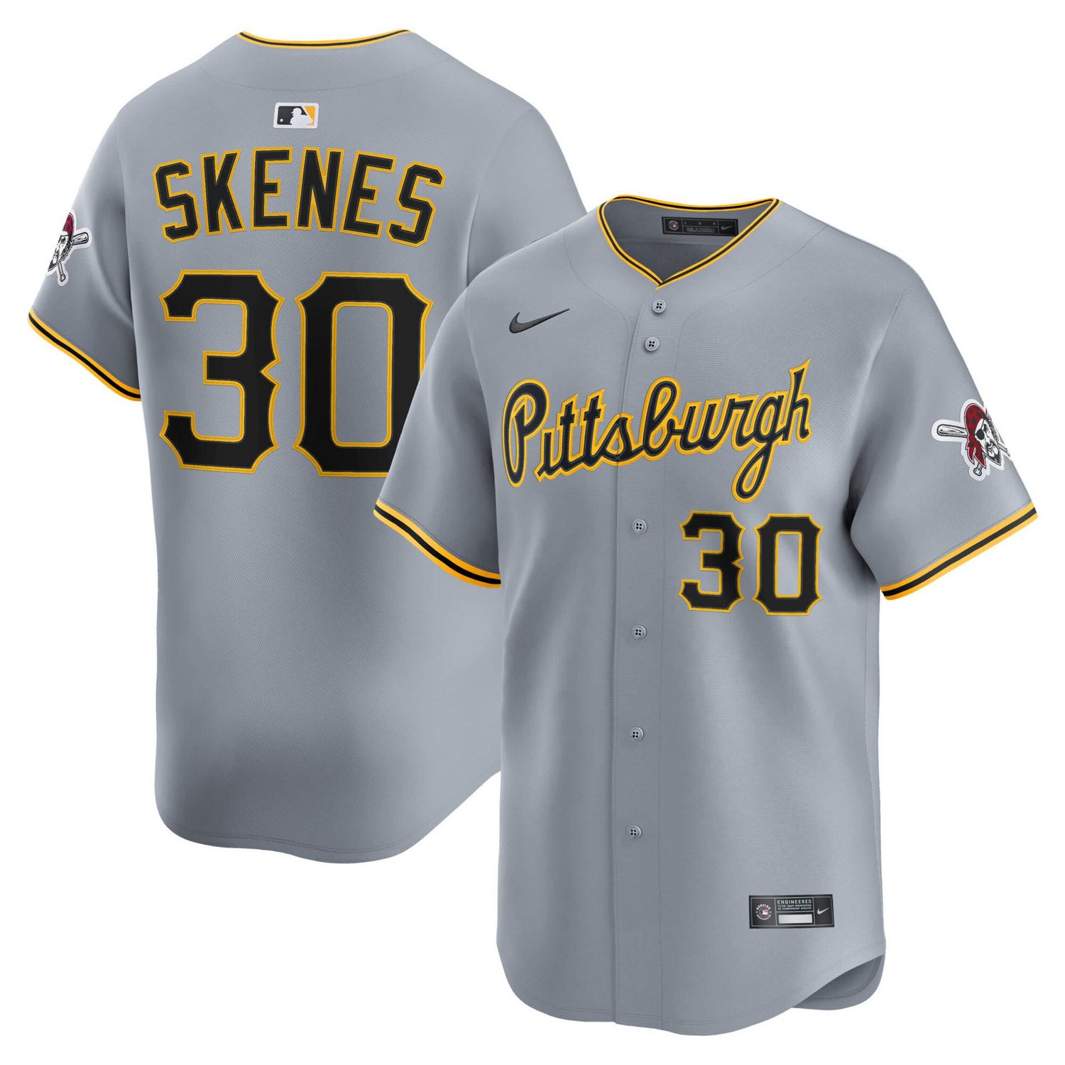 Nike Paul Skenes Pittsburgh Pirates Road Limited Player Jersey
