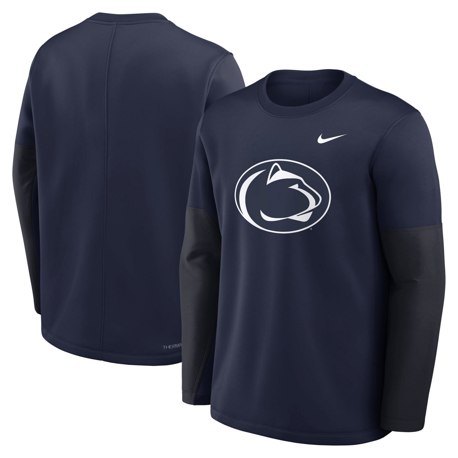 Nike Penn State Nittany Lions 2025 Sideline Coach Therma-FIT Long Sleeve T-Shirt - view number 4