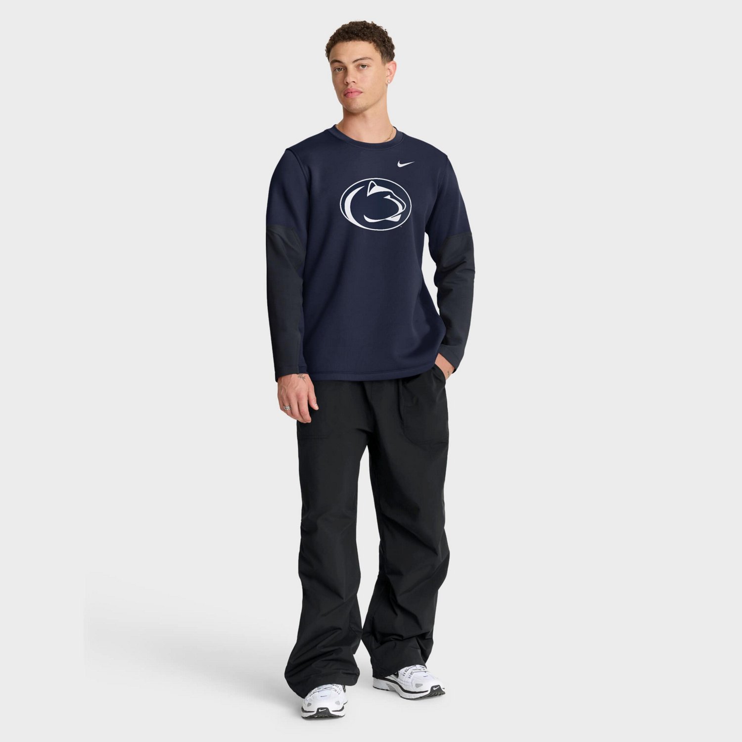 Nike Penn State Nittany Lions 2025 Sideline Coach Therma-FIT Long Sleeve T-Shirt - view number 3