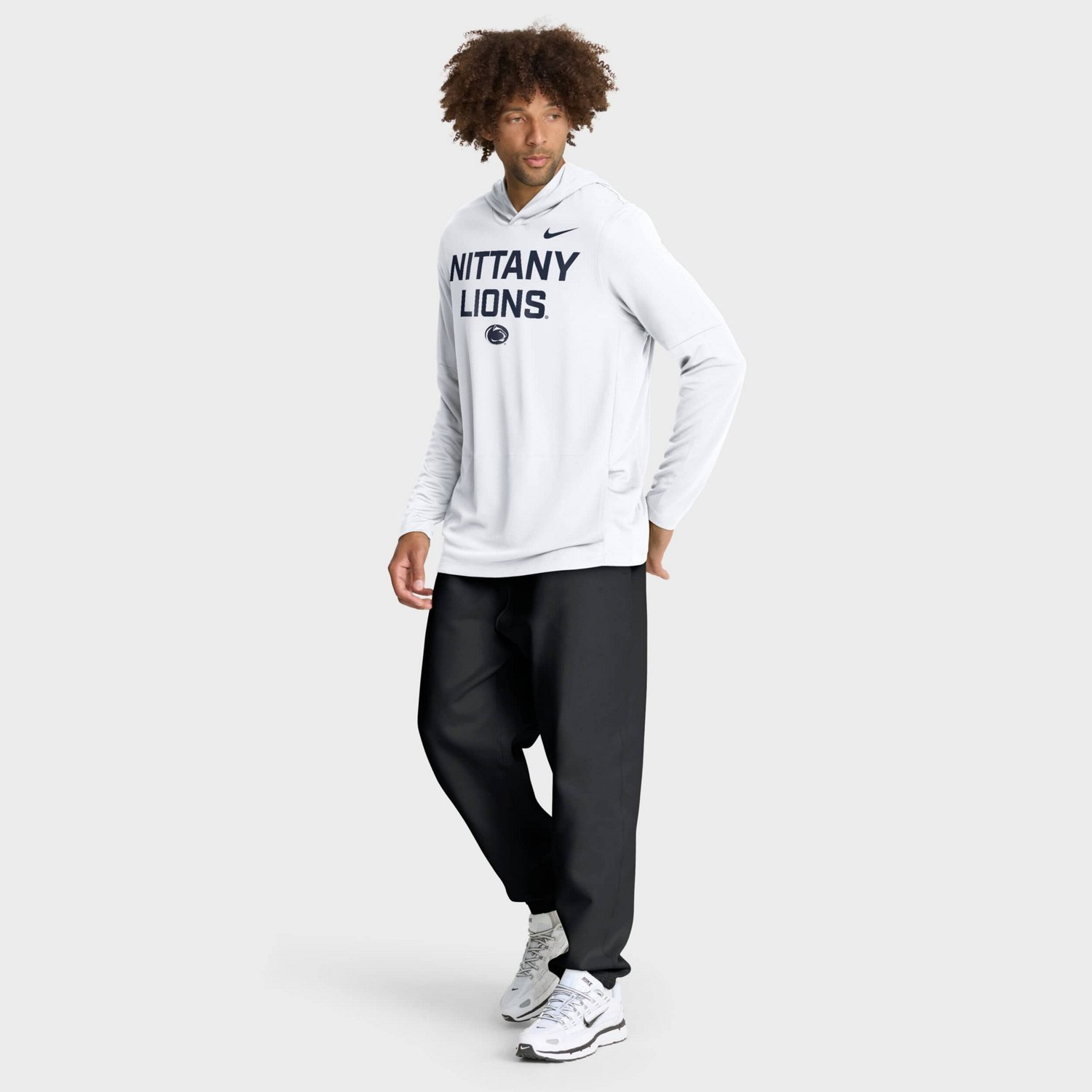 Nike Penn State Nittany Lions 2025 Sideline Dri-FIT Long Sleeve Hoodie T-Shirt - view number 3