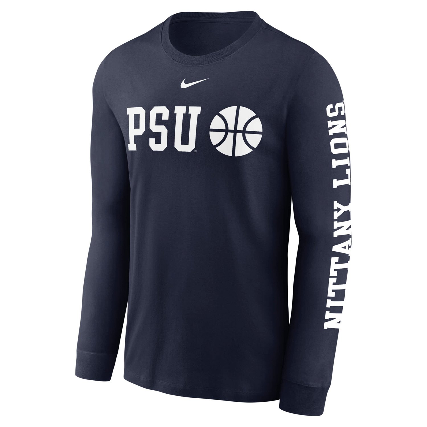 Nike Penn State Nittany Lions Basketball Icon Two-Hit Long Sleeve T-Shirt                                                        - view number 2