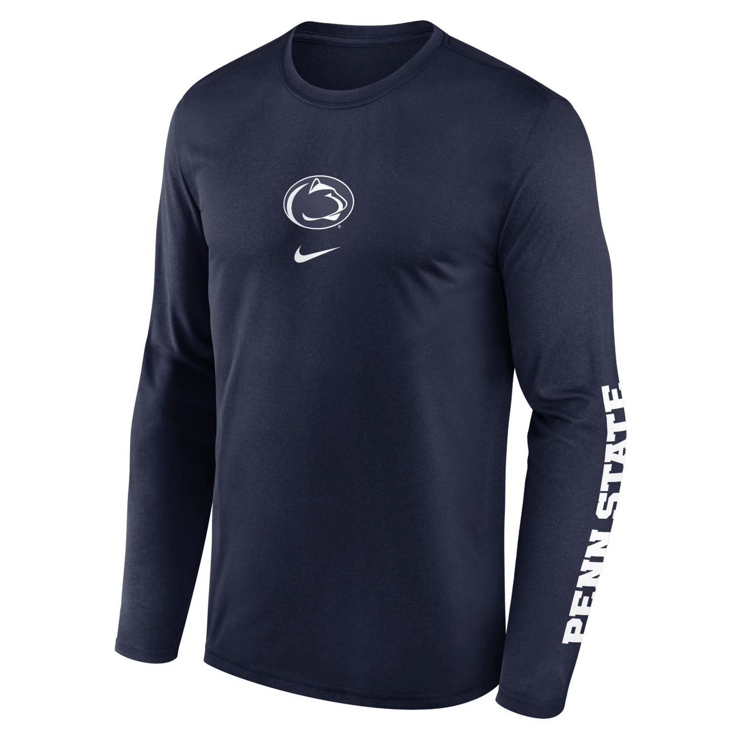 Nike Penn State Nittany Lions Primetime Center Lockup Two-Hit Legend Long Sleeve T-Shirt - view number 2