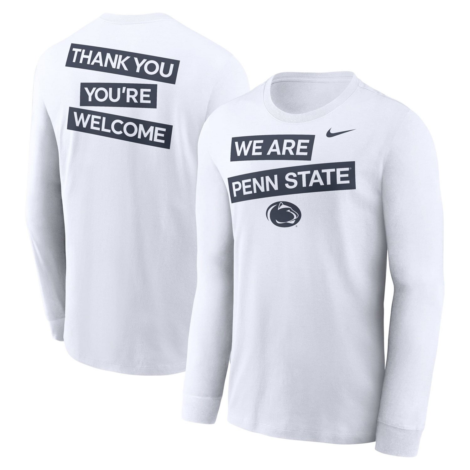Nike Penn State Nittany Lions Two-Hit Classic Location Long Sleeve T-Shirt