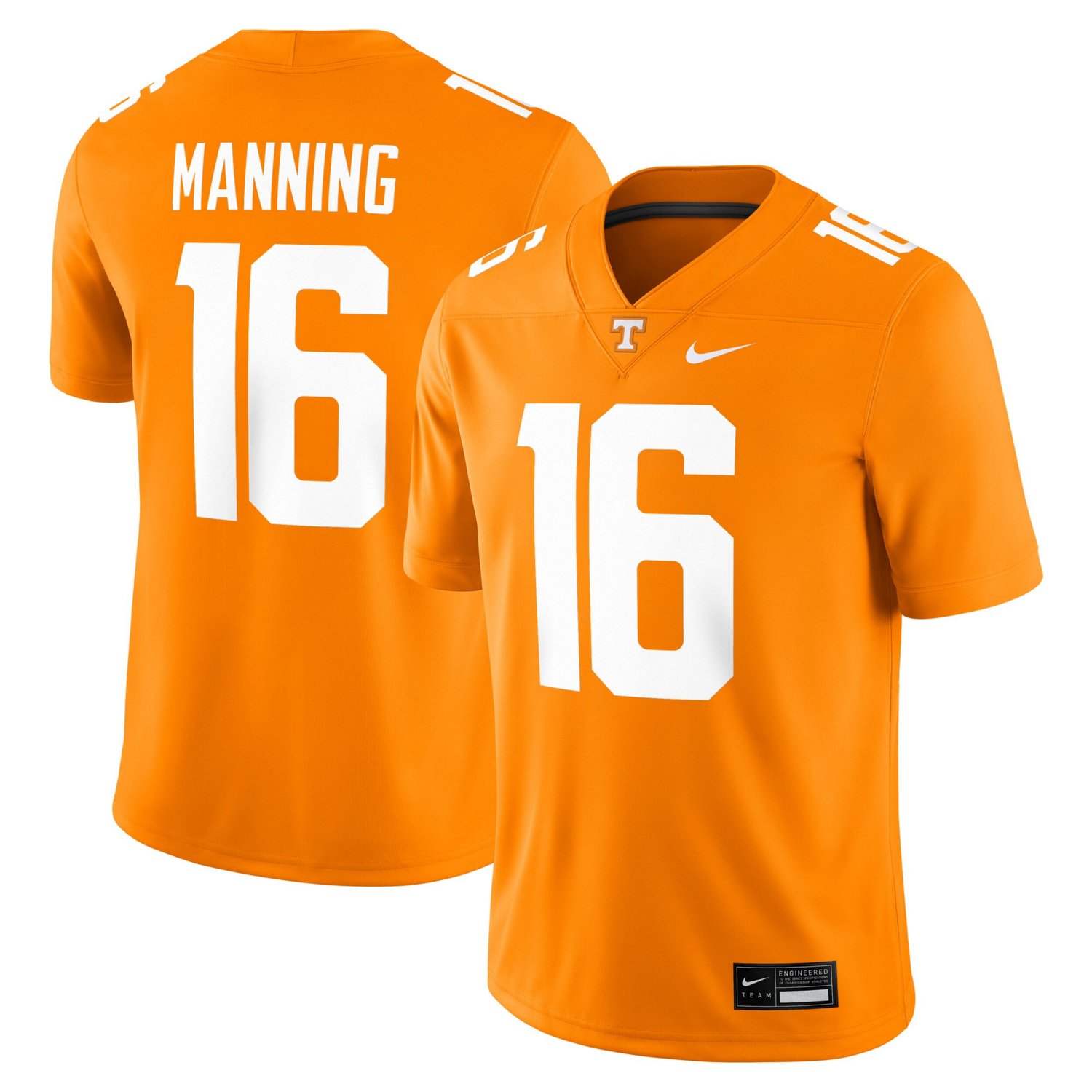Nike Peyton Manning Tennessee Tennessee Volunteers Alumni Player Game Jersey