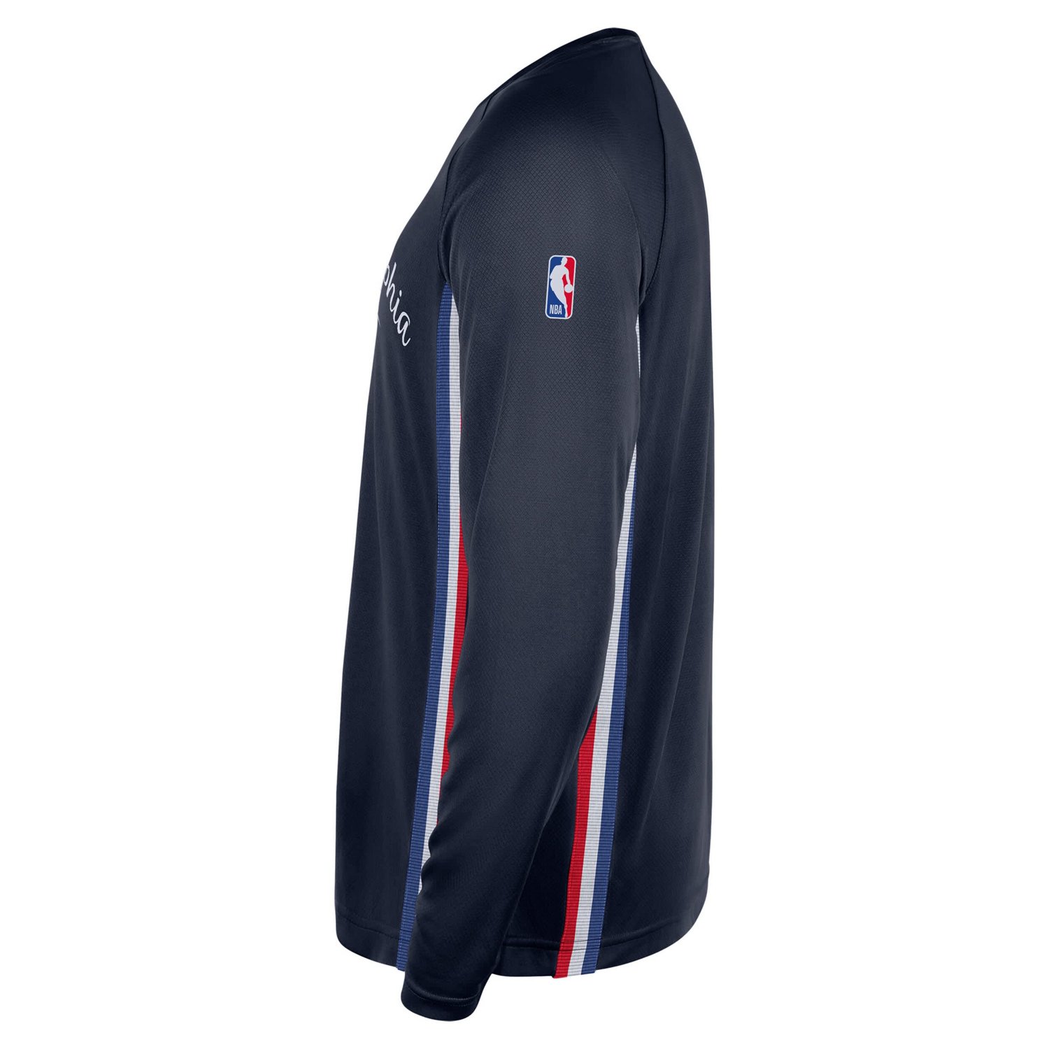 Nike Philadelphia 76ers 2025 26 City Edition Authentic Pregame Dri-FIT Long Sleeve Shooting T-Shirt - view number 4