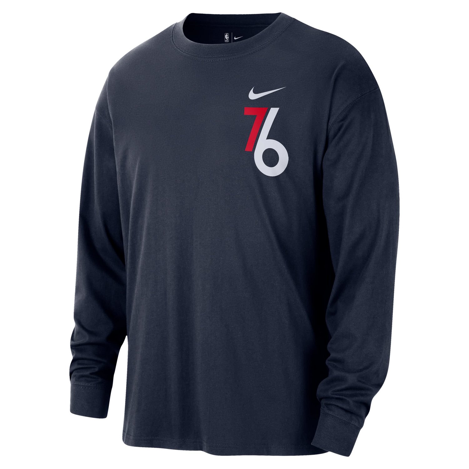 Nike Philadelphia 76ers 2025 26 City Edition Remix Essential Logo Long Sleeve T-Shirt - view number 2