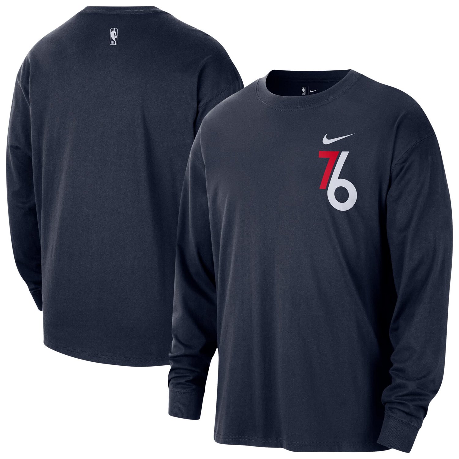Nike Philadelphia 76ers 2025 26 City Edition Remix Essential Logo Long Sleeve T-Shirt - view number 1