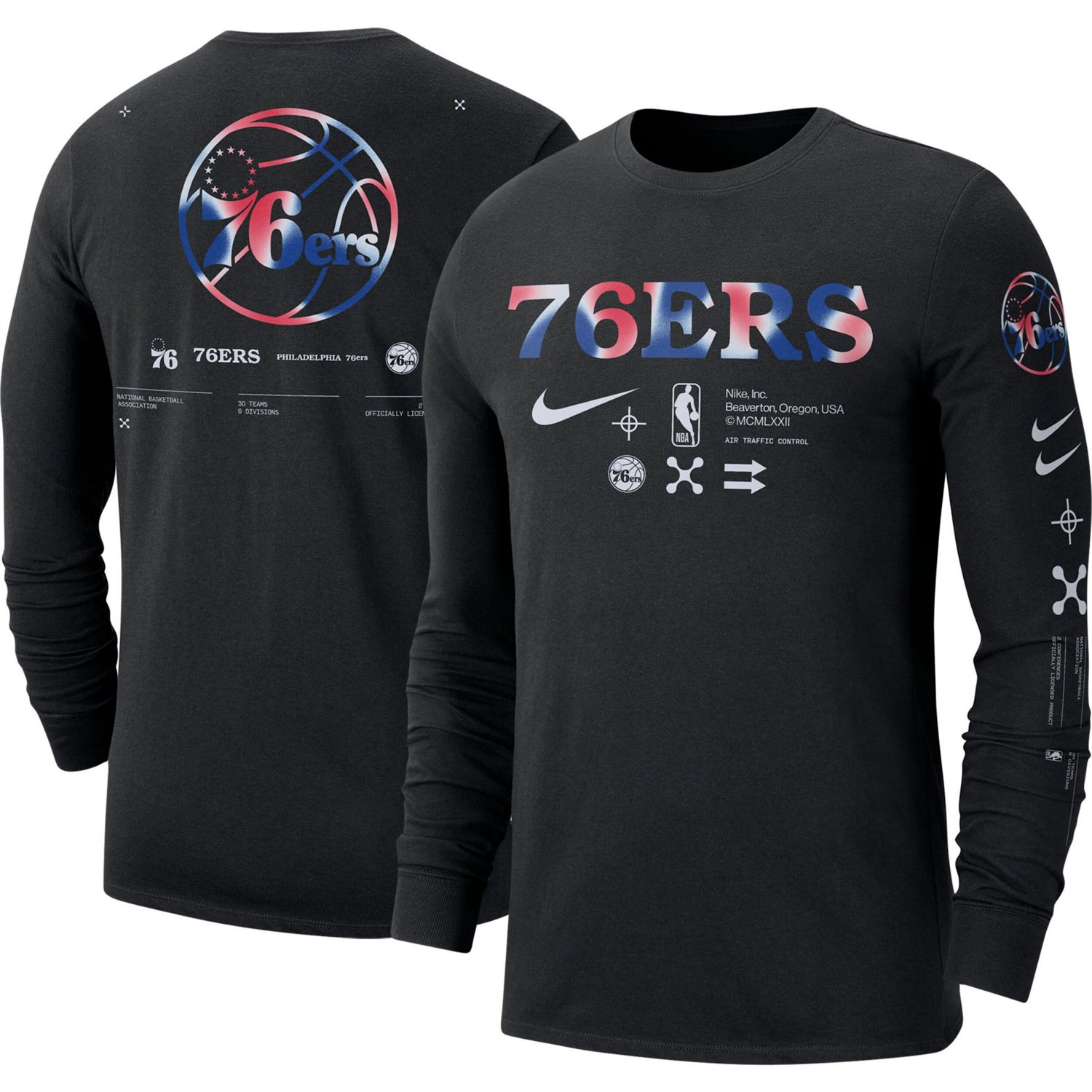 Nike Philadelphia 76ers Essential Air Traffic Control Long Sleeve